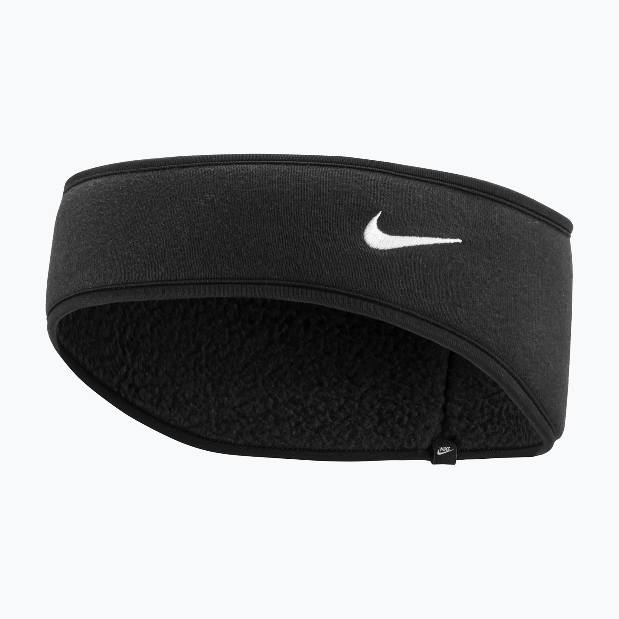Opaska na głowę damska Nike Phoenix Fleece black/black/white 