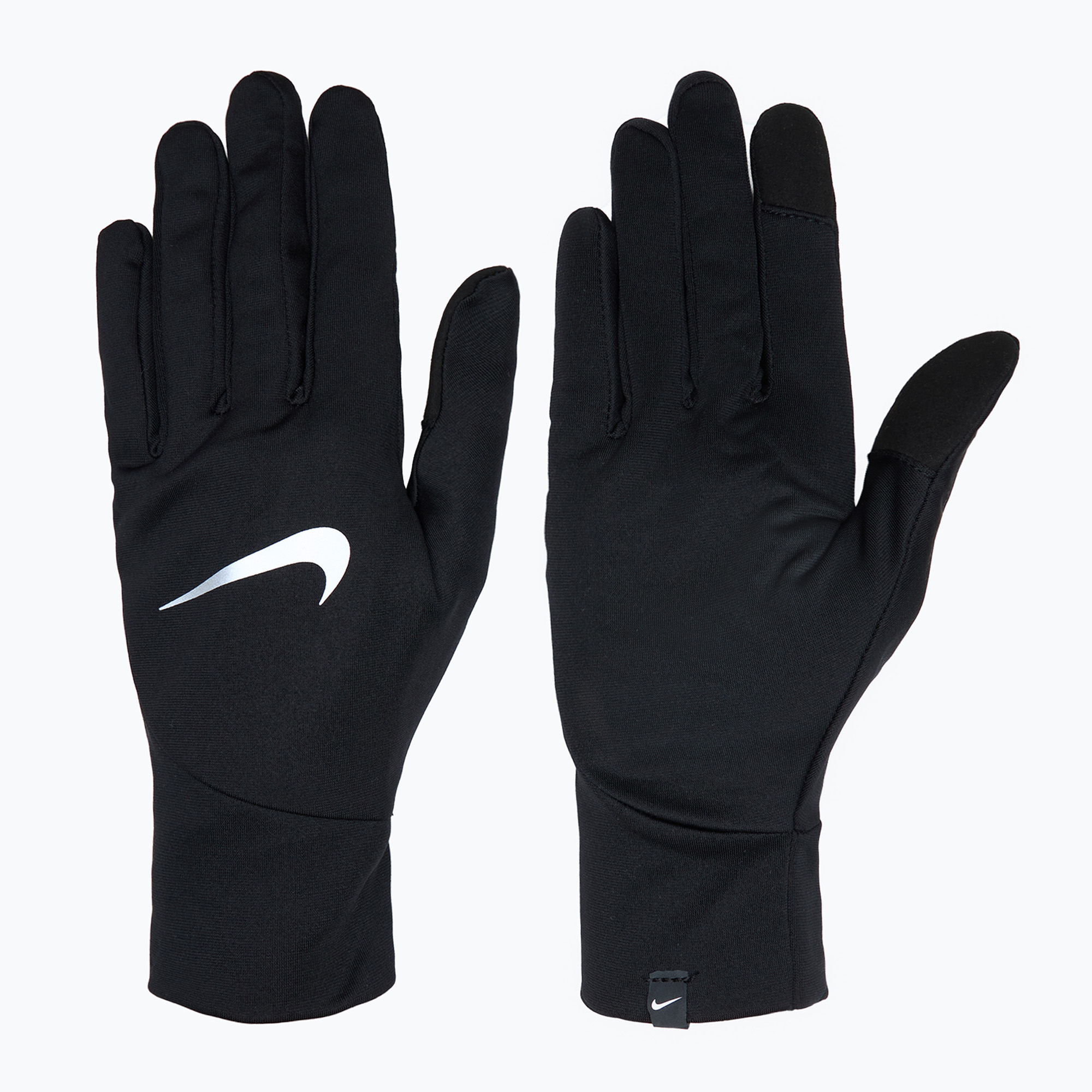 Rękawiczki do biegania męskie Nike Pacer Lightweight RG black/black/silver 