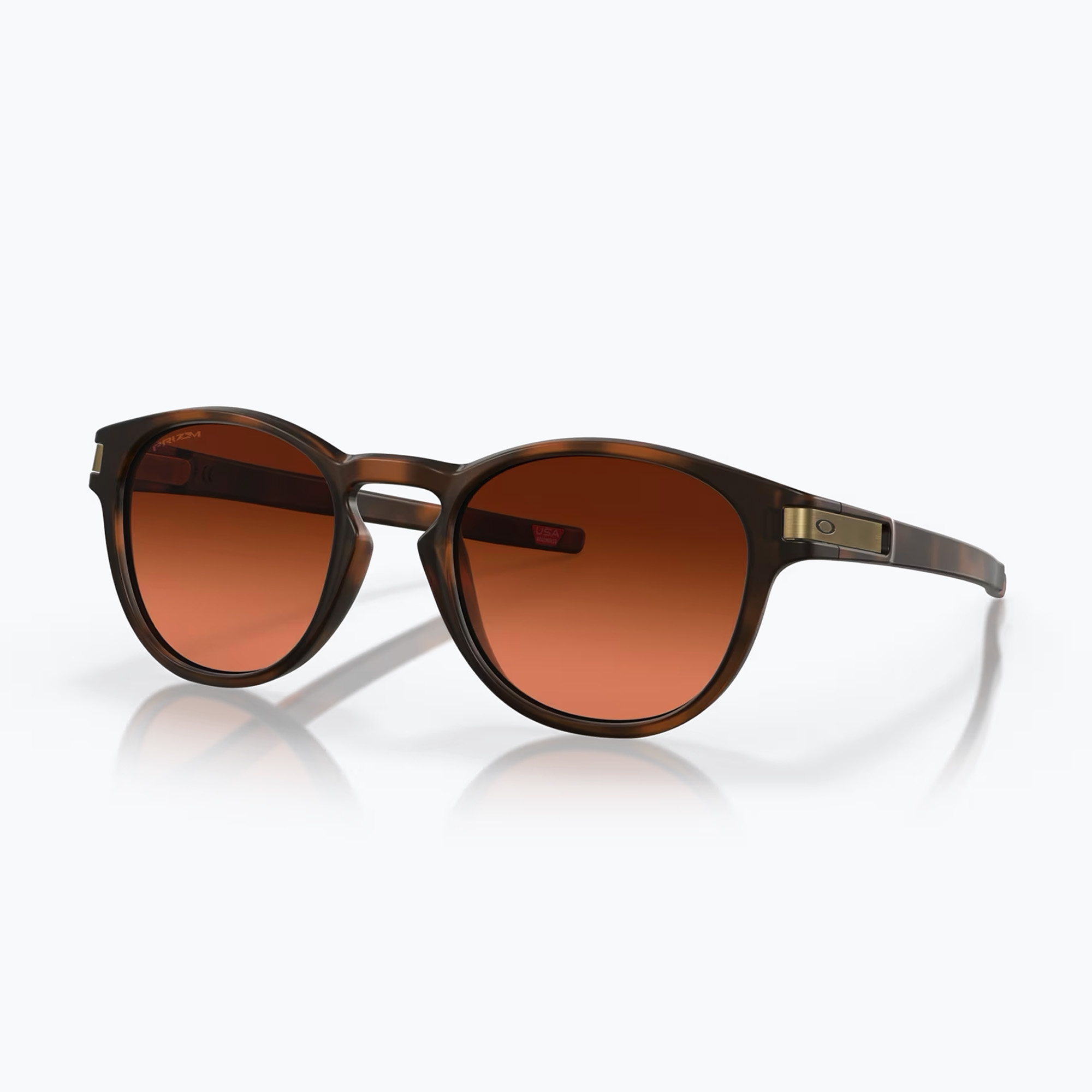 Okulary przeciwsłoneczne Oakley Latch matte brown tortoise/prizm brown gradient 