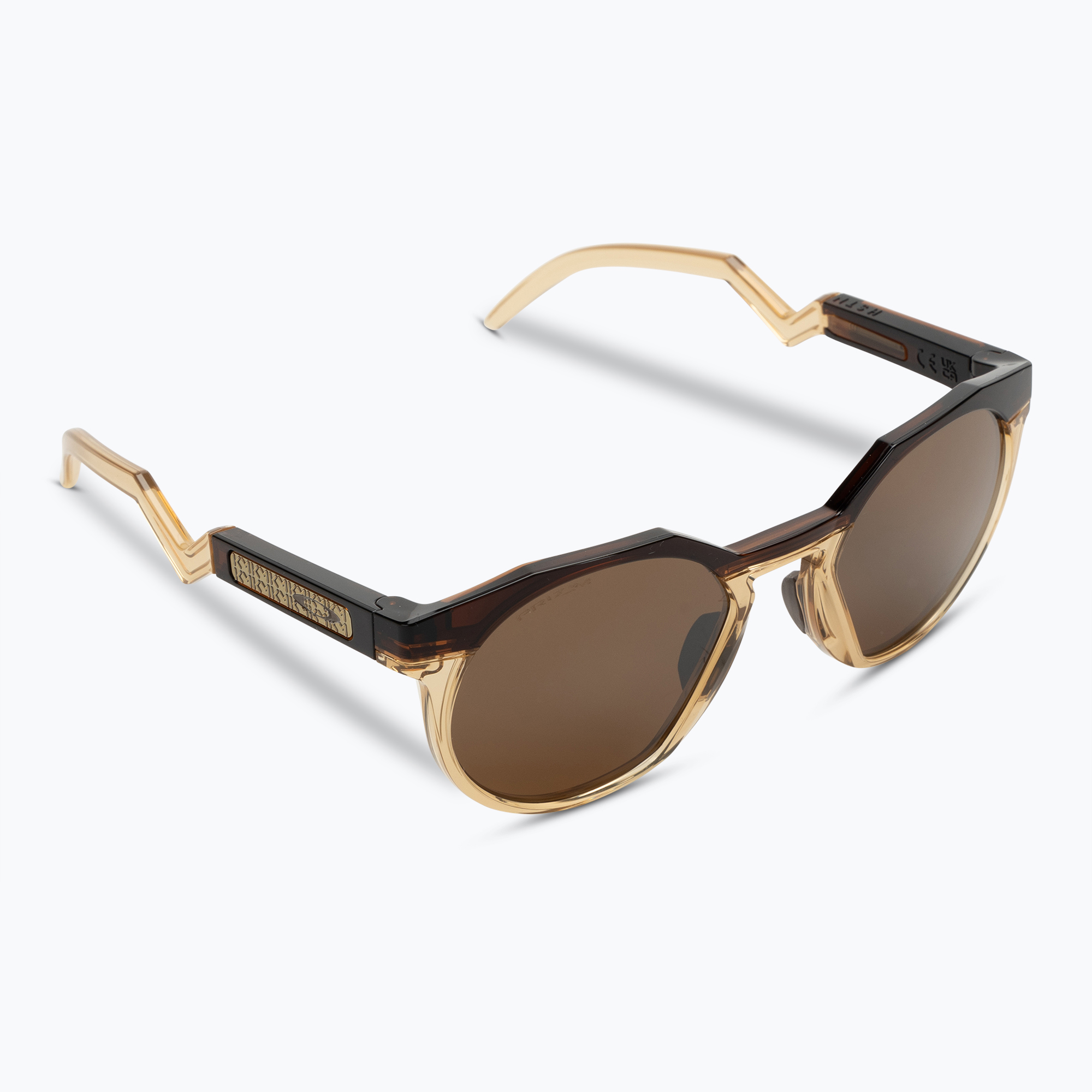 Okulary przeciwsłoneczne Oakley HSTN Kylian Mbappé Signature Series dark amber/light curry 