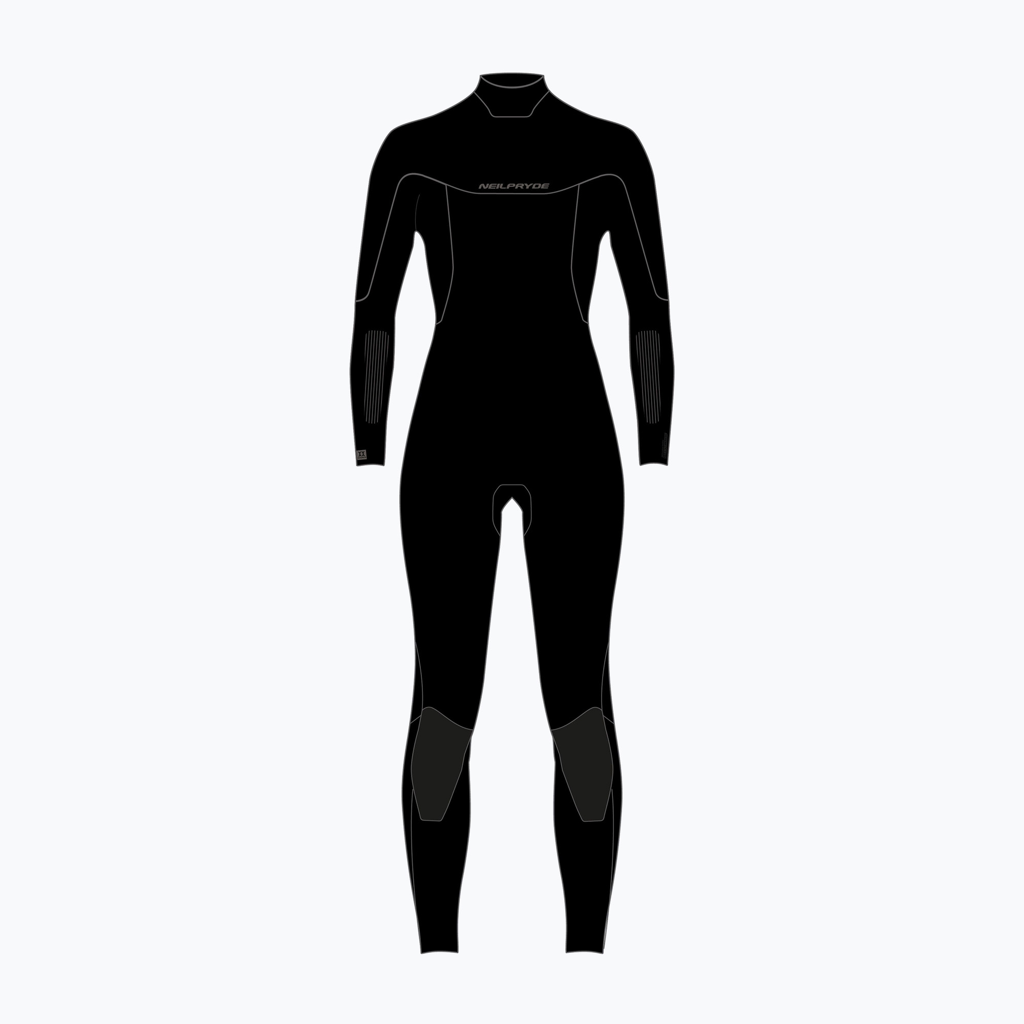 Pianka do pływania damska NeilPryde Serene Fullsuit 5/4/3 BZ C1 black | WYSYŁKA W 24H | 30 DNI NA ZWROT