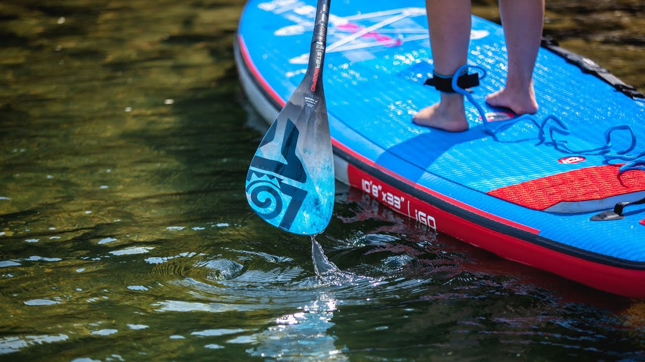 Wiosło SUP 2-częściowe Starboard Enduro Tiki Tech 29 mm Carbon S35 tech blue