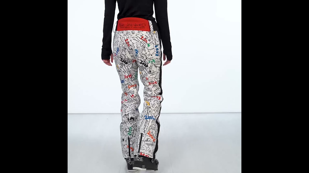 Spodnie narciarskie damskie Rossignol Eco-Logic Ski white