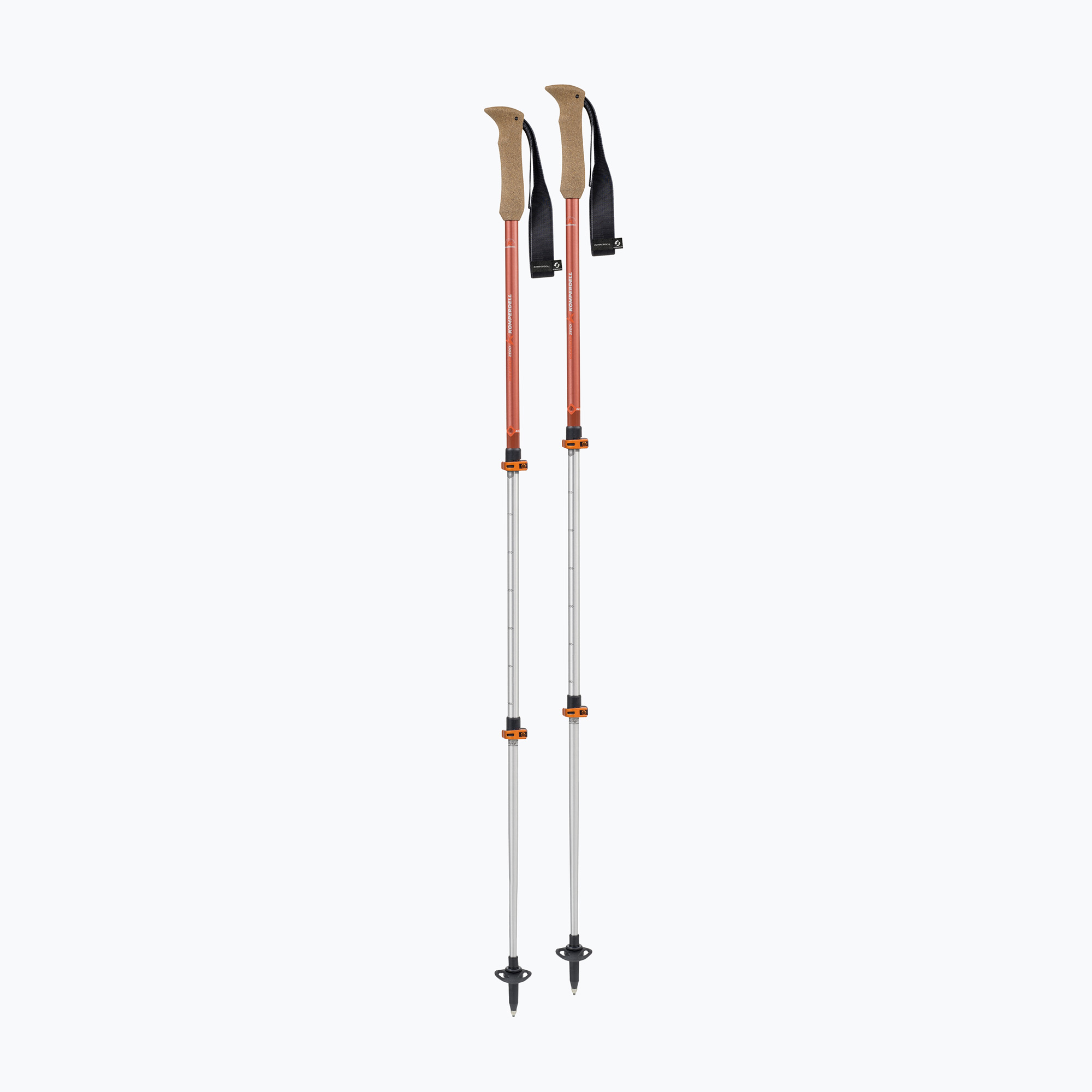 Kije trekkingowe Komperdell Ridgehiker Zero Compact burnt orange 