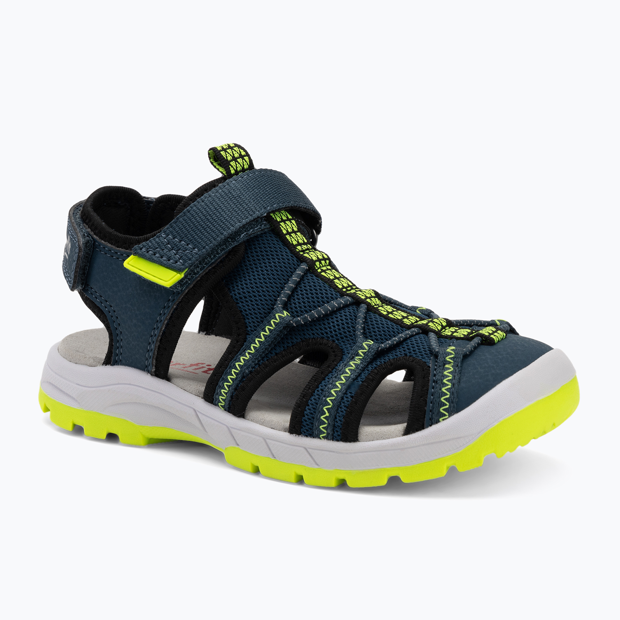 Sandały dziecięce Superfit Tornado Light blue/yellow 