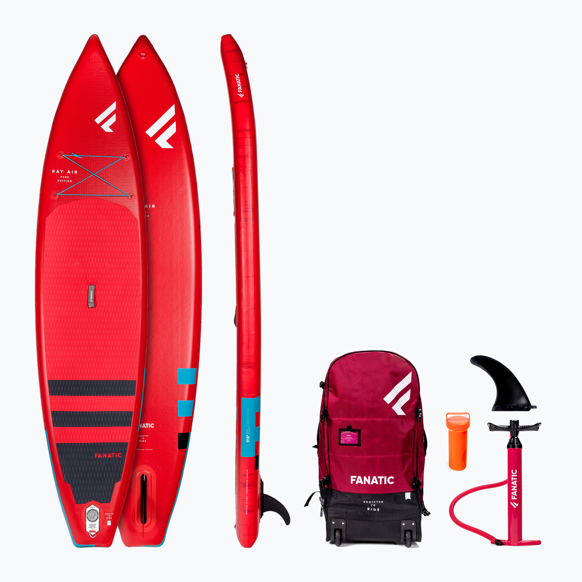 Deska SUP Fanatic Ray Air red | WYSYŁKA W 24H | 30 DNI NA ZWROT