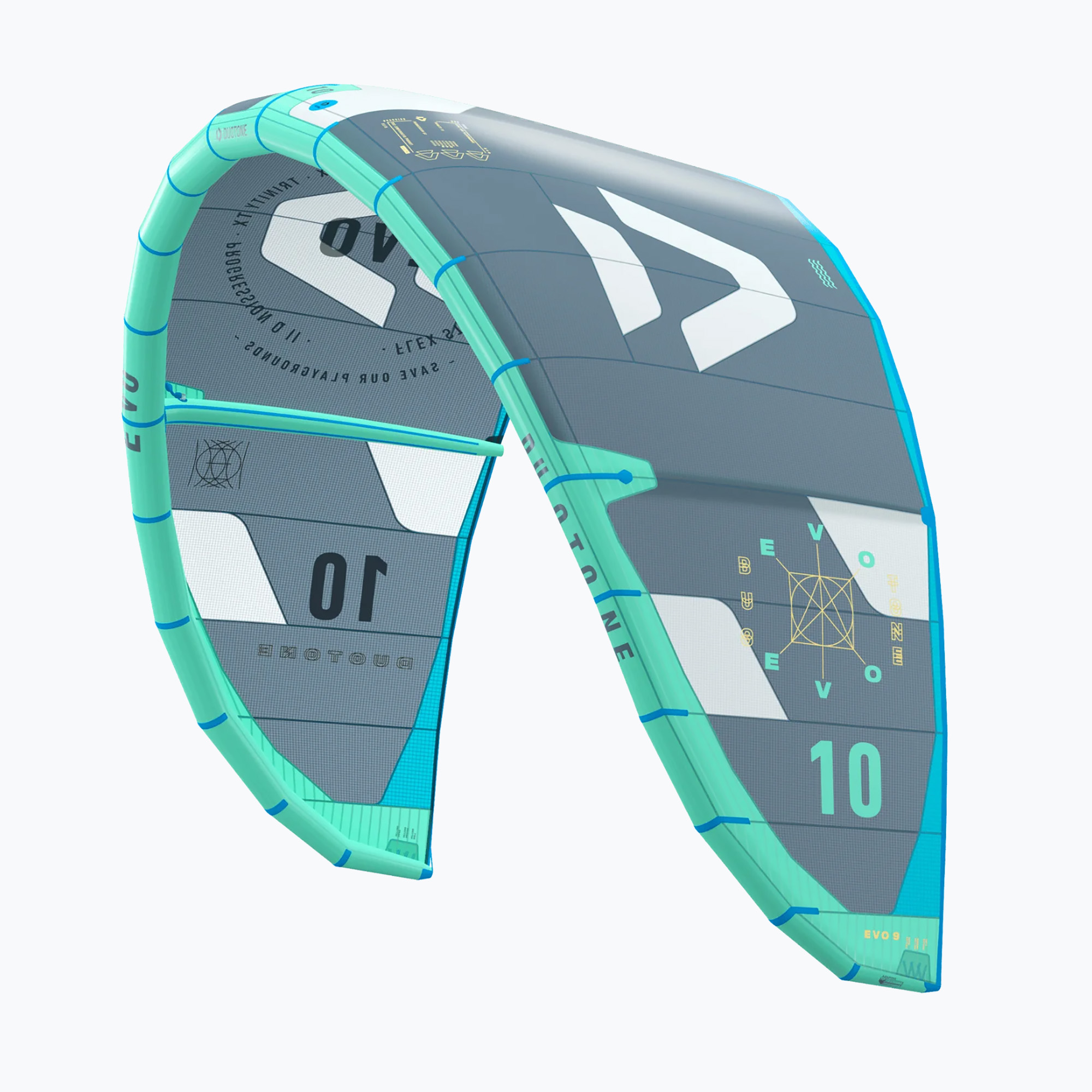 Latawiec kitesurfingowy DUOTONE Evo 2023 mint/grey | WYSYŁKA W 24H | 30 DNI NA ZWROT