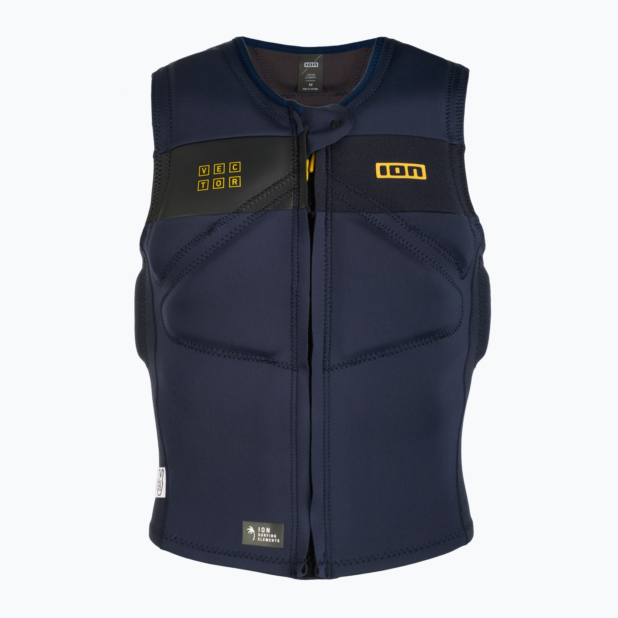 Kamizelka ochronna męska ION Vector Amp Front Zip blue nights 