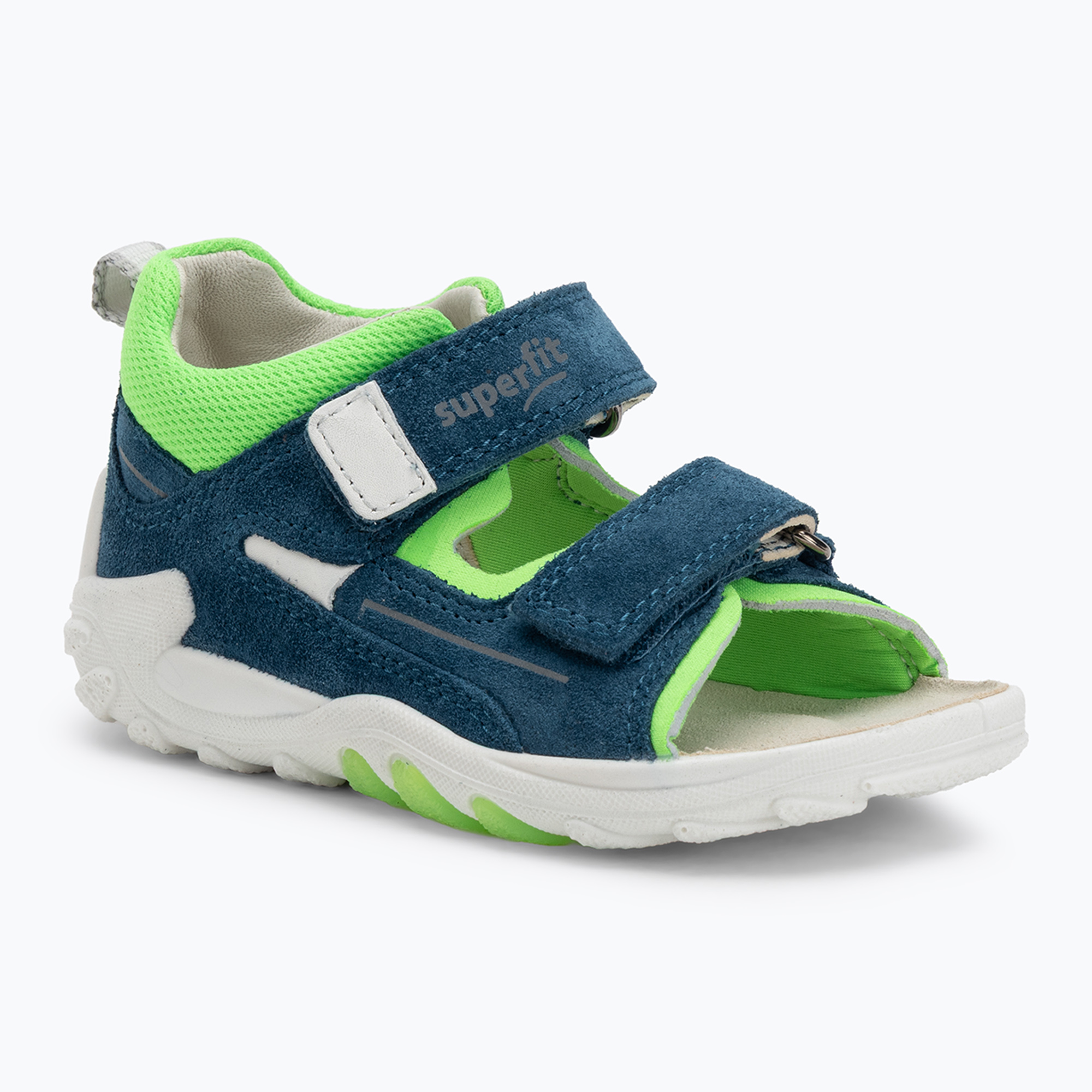 Sandały dziecięce Superfit Flow blue/light green 