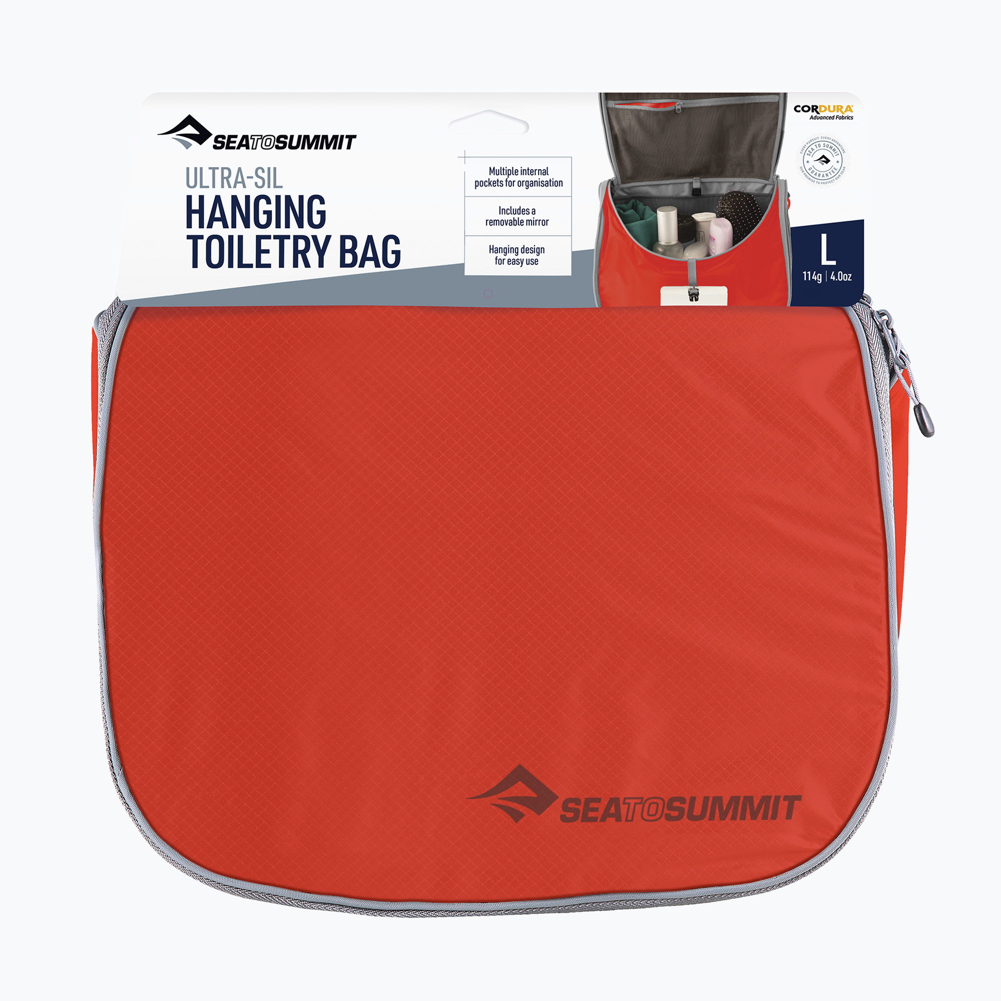 Kosmetyczka Sea to Summit Ultra-Sil Hanging Toiletry Bag spicy orange | WYSYŁKA W 24H | 30 DNI NA ZWROT