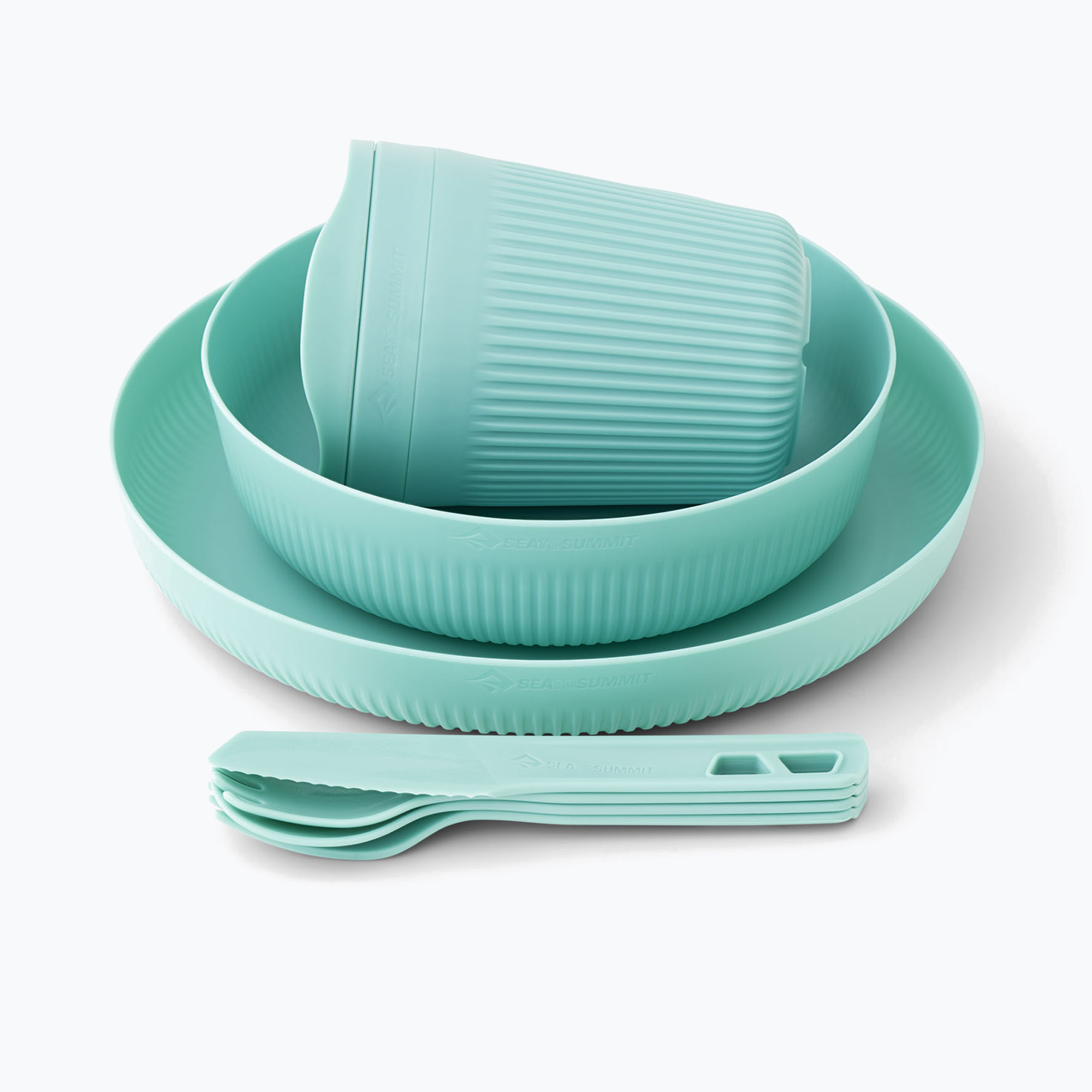 Zestaw naczyń turystycznych Sea to Summit Passage Dinnerware aqua sea | WYSYŁKA W 24H | 30 DNI NA ZWROT