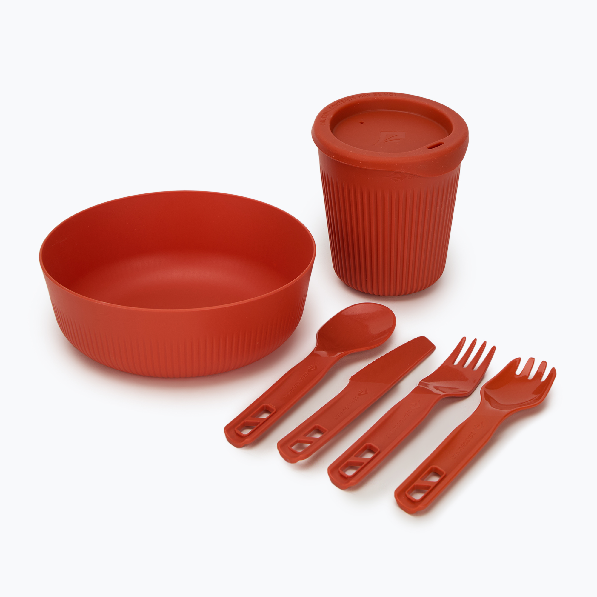 Zestaw naczyń turystycznych Sea to Summit Passage Dinnerware spicy orange | WYSYŁKA W 24H | 30 DNI NA ZWROT