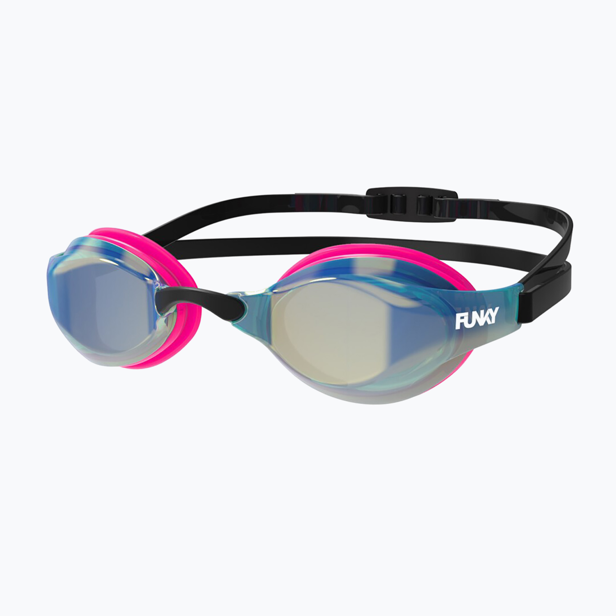 Okulary do pływania Funky XT Machine Mirror pink shadow 