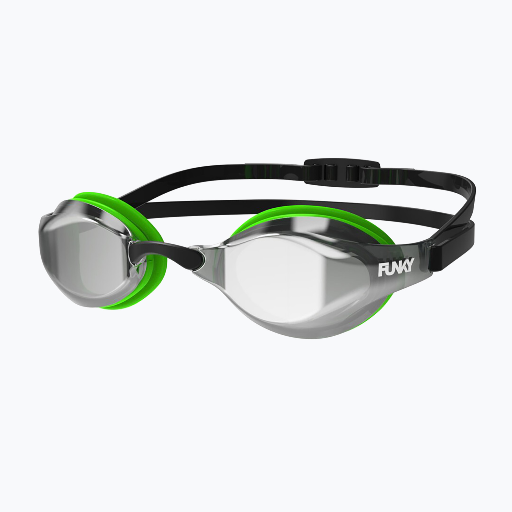 Okulary do pływania Funky XT Machine Mirror green team 