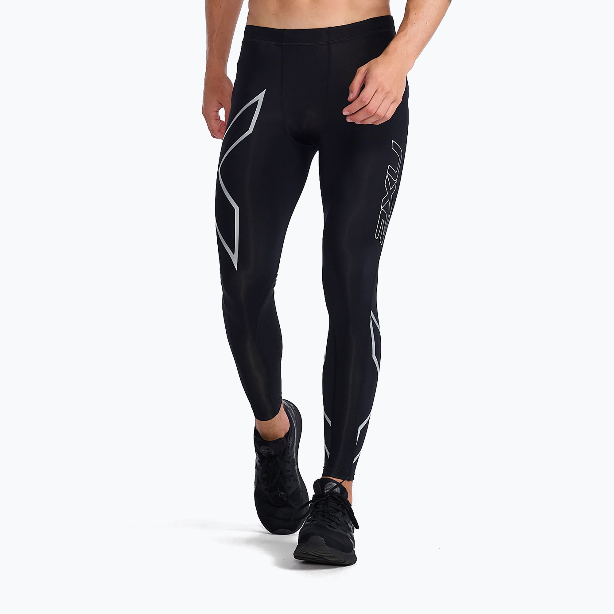 Legginsy treningowe męskie 2XU Core Compression black/silver | WYSYŁKA W 24H | 30 DNI NA ZWROT