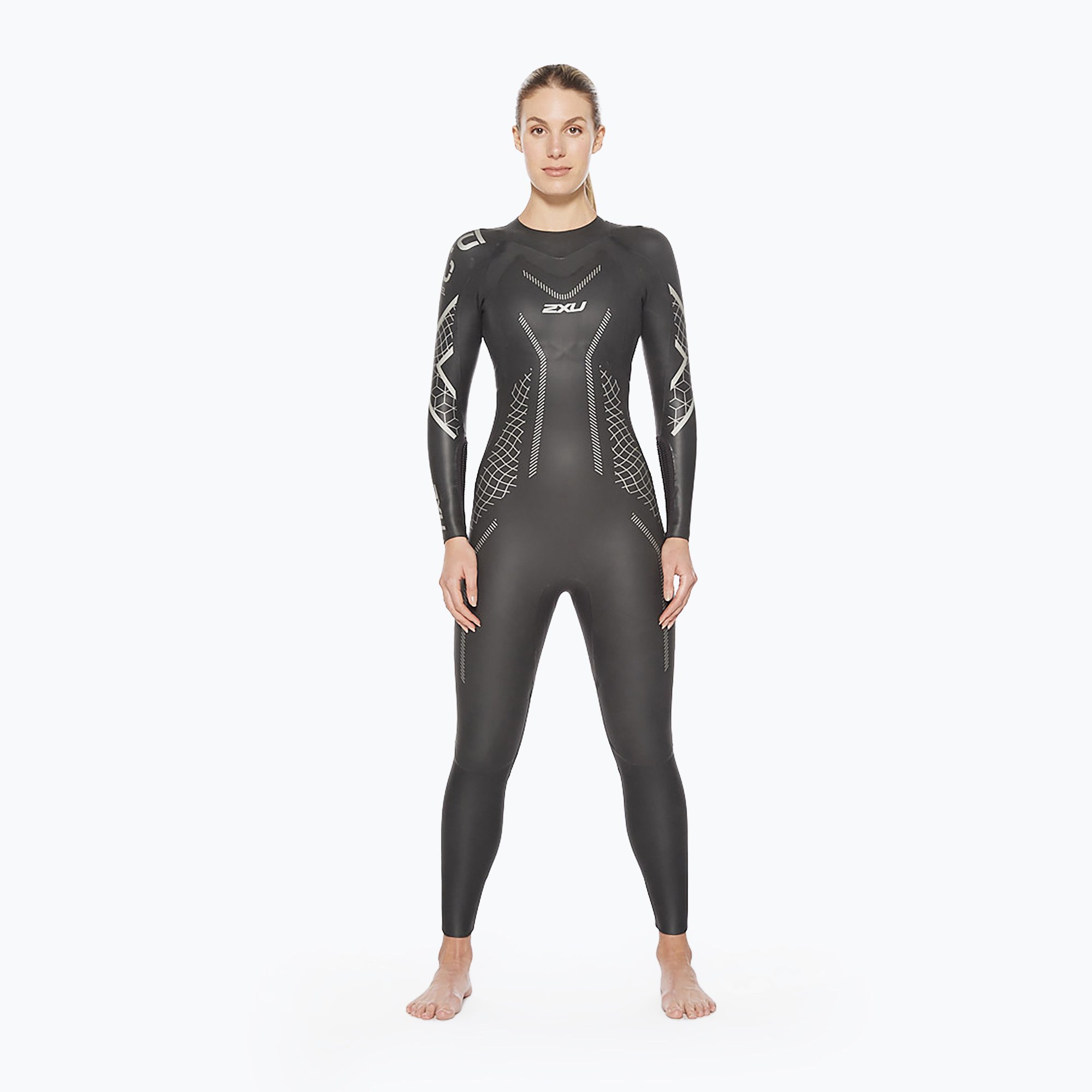 Zdjęcia - Skafander nurkowy 2XU Pianka triathlonowa damska  Propel 2 black/textural geo | WYSYŁKA W 24H 