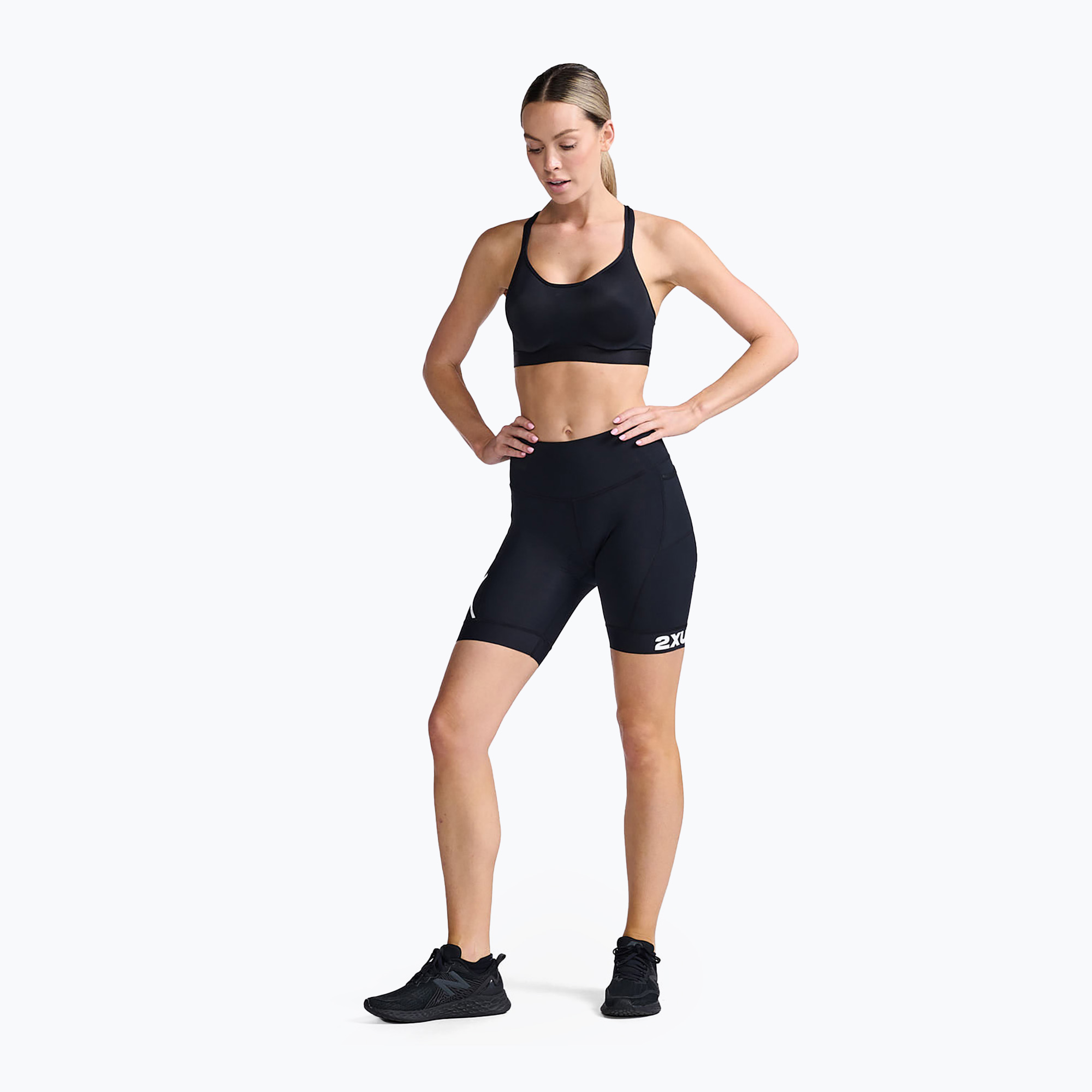 Spodenki triathlonowe damskie 2XU Core Tri black/white | WYSYŁKA W 24H | 30 DNI NA ZWROT