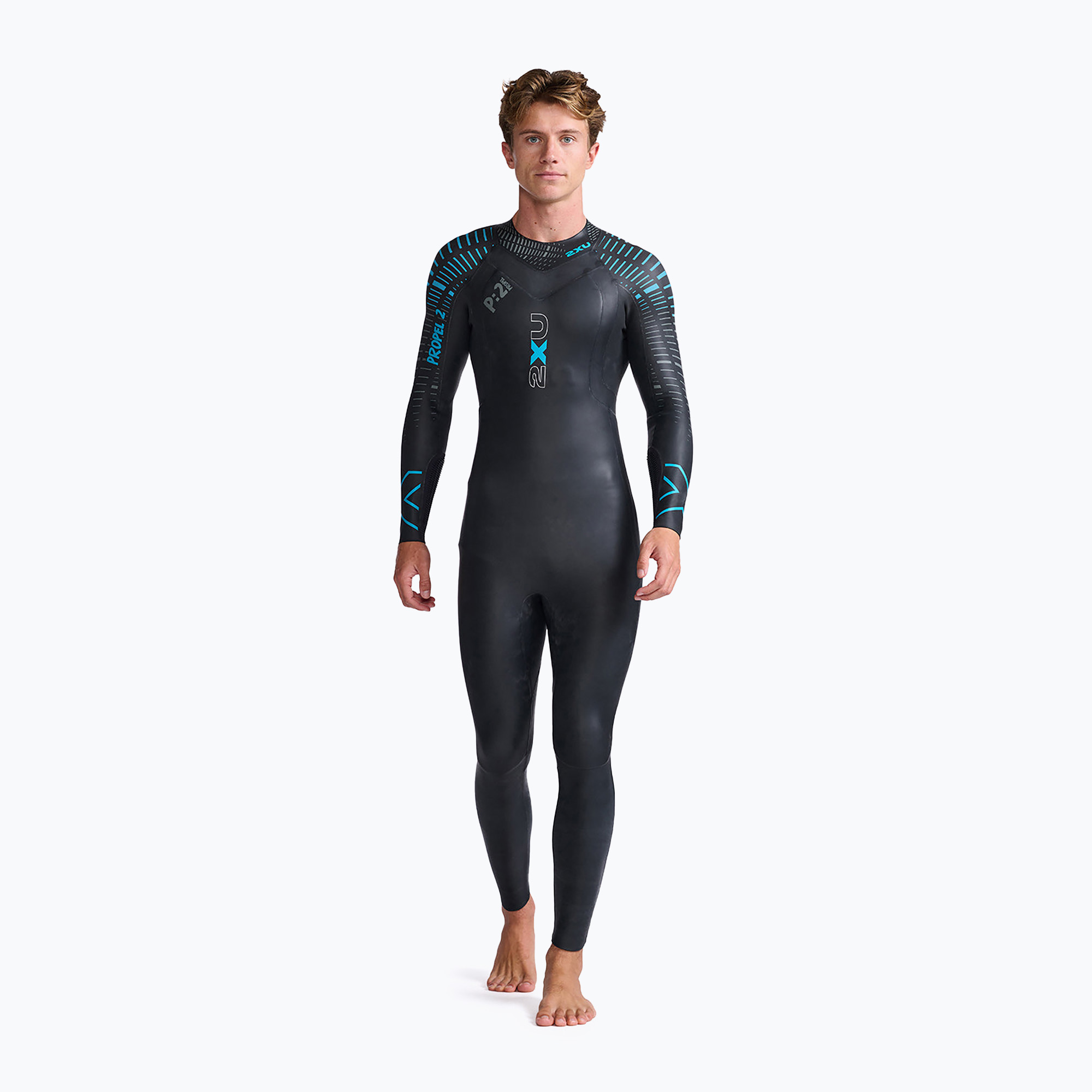 Pianka triathlonowa męska 2XU Propel:2 5 mm black/aloha 