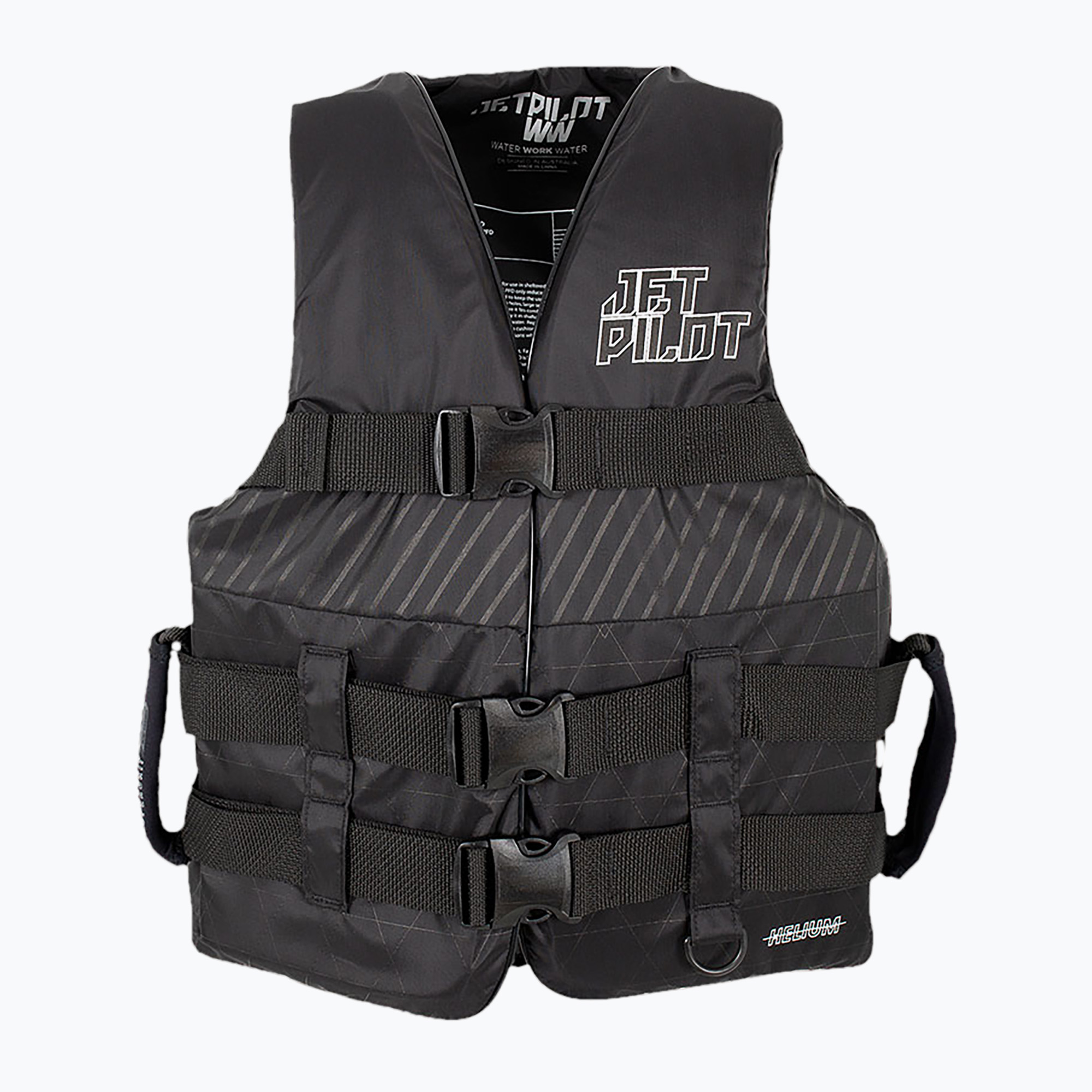 Kamizelka asekuracyjna męska Jetpilot Helium F/E Nylon Vest black/black 