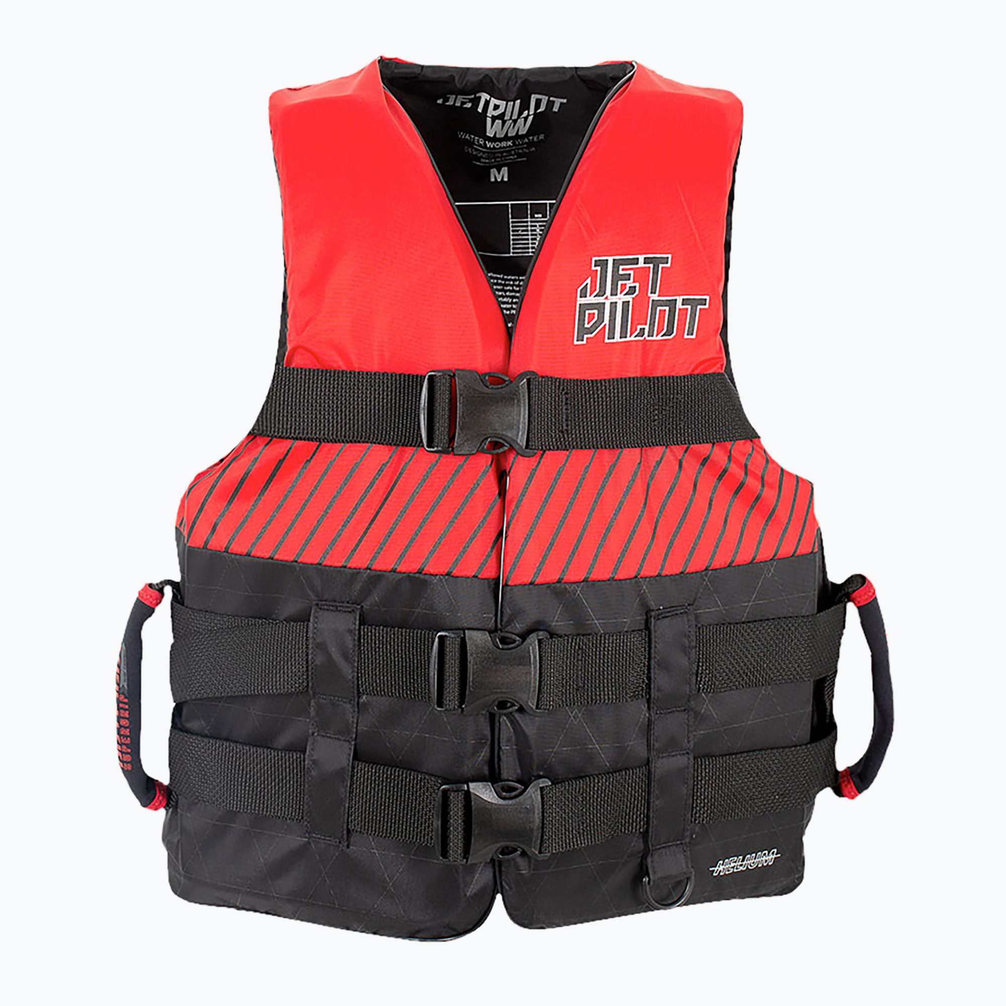 Kamizelka asekuracyjna męska Jetpilot Helium F/E Nylon Vest black/red 