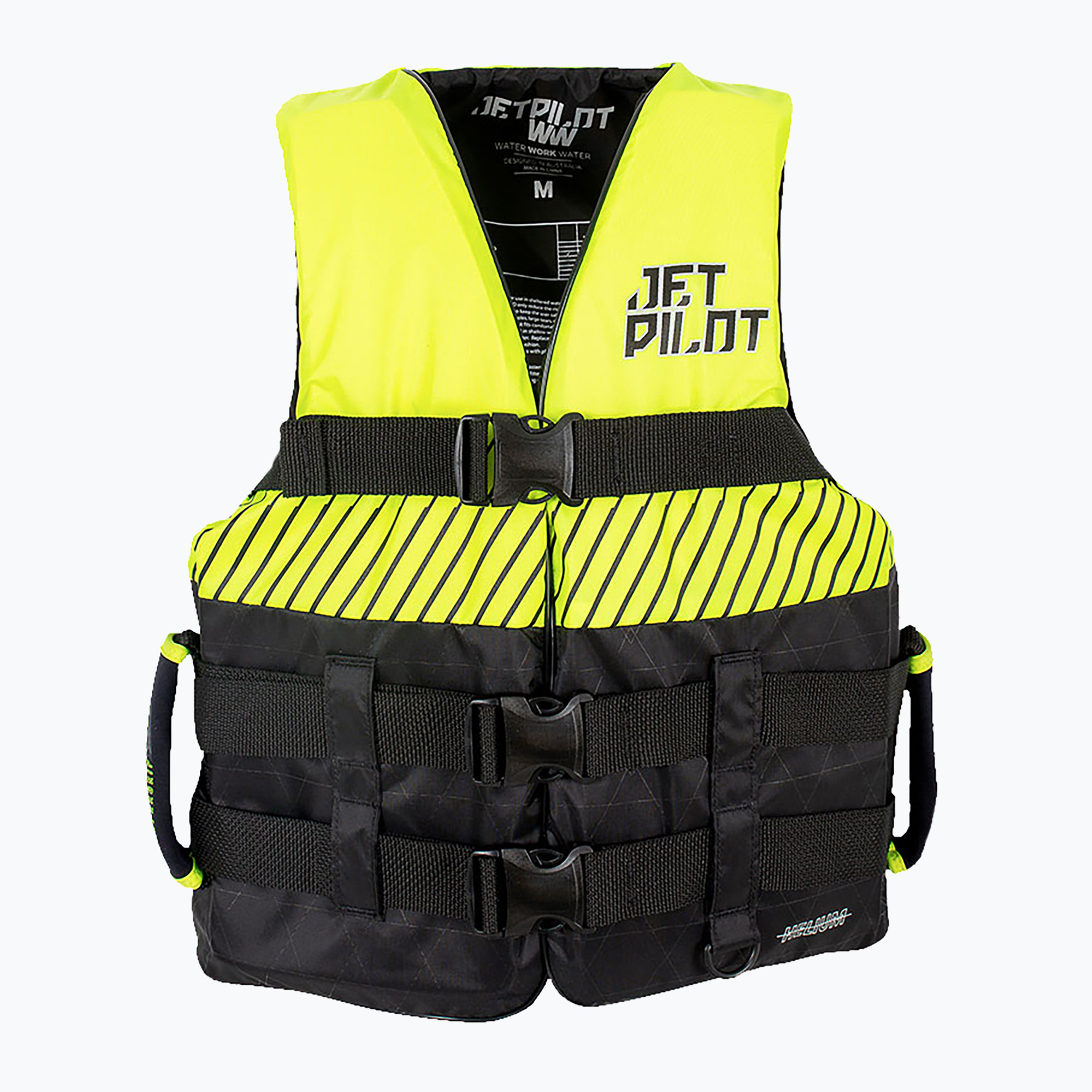 Kamizelka asekuracyjna męska Jetpilot Helium F/E Nylon Vest black/yellow 