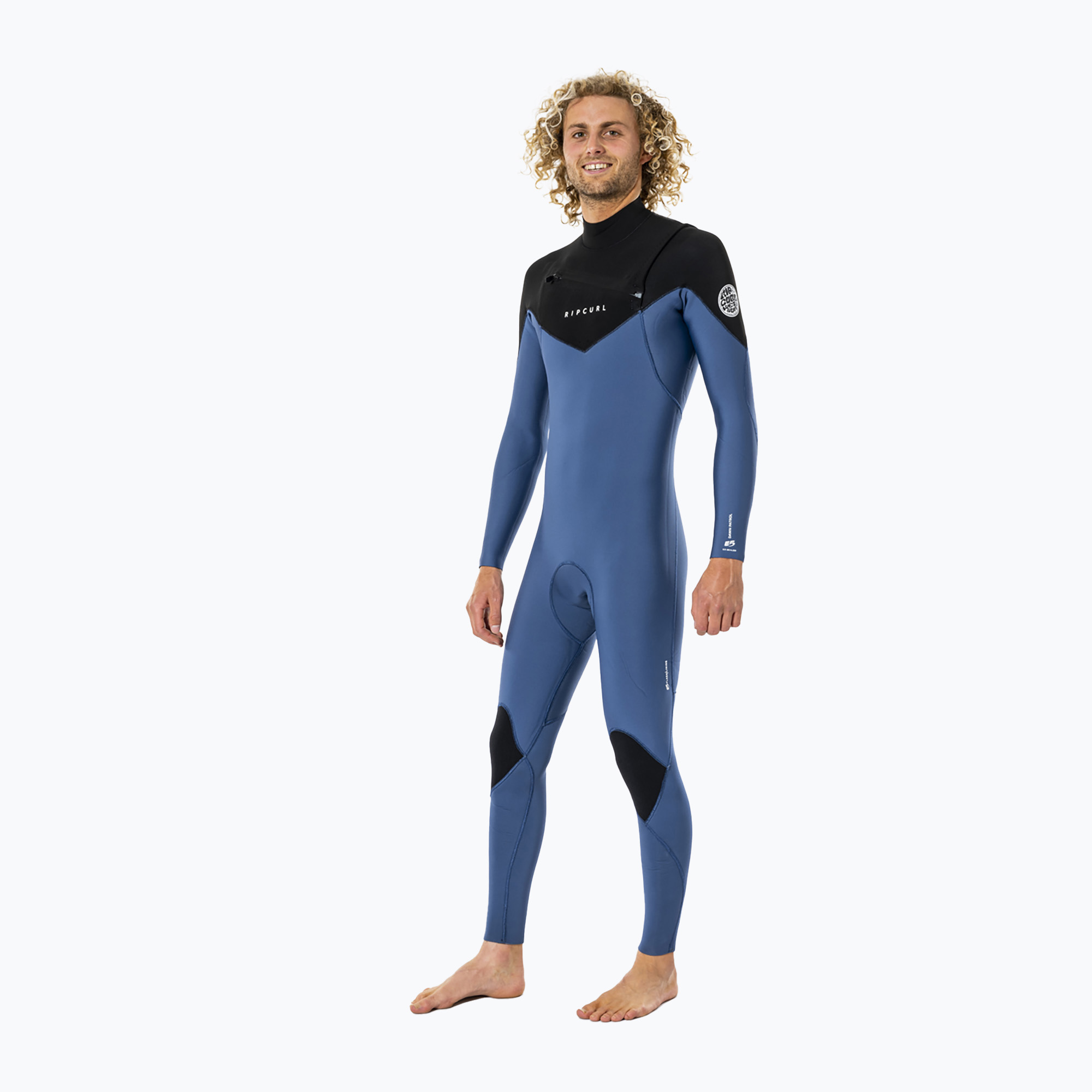 Pianka do pływania męska Rip Curl Dawn Patrol 4/3 mm GB ST C/Zip blue/black | WYSYŁKA W 24H | 30 DNI NA ZWROT