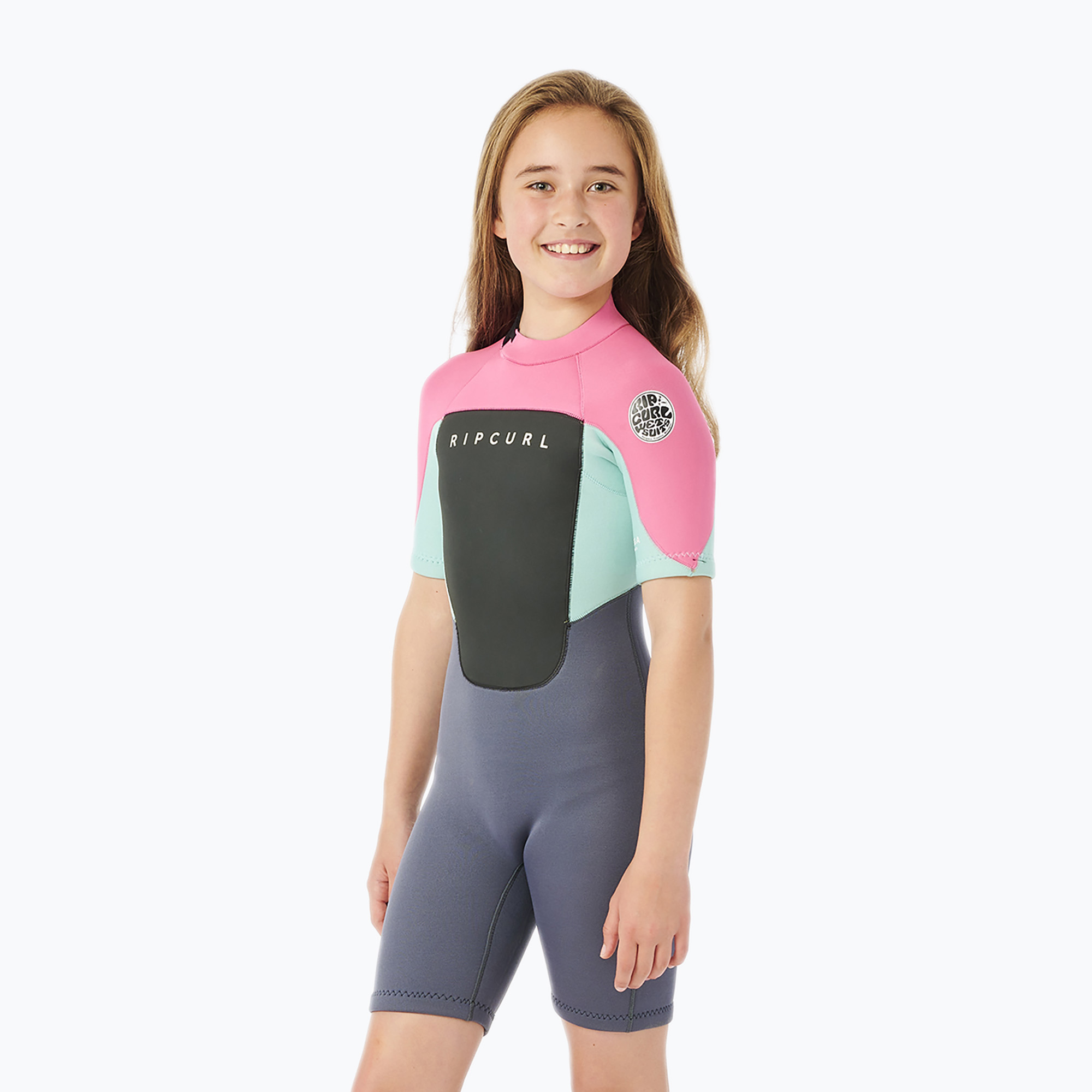 Pianka do pływania dziecięca Rip Curl Omega 2 mm B/Zip Spring pink | WYSYŁKA W 24H | 30 DNI NA ZWROT