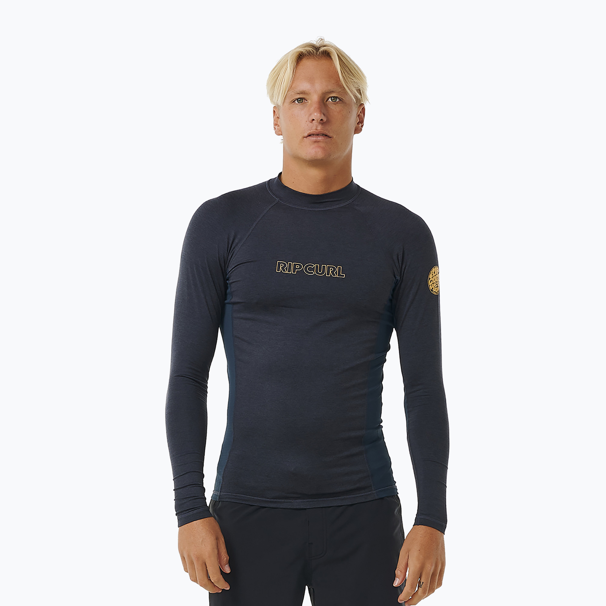 Longsleeve do pływania męski Rip Curl Dawn Patrol UPF Performance navy marle 