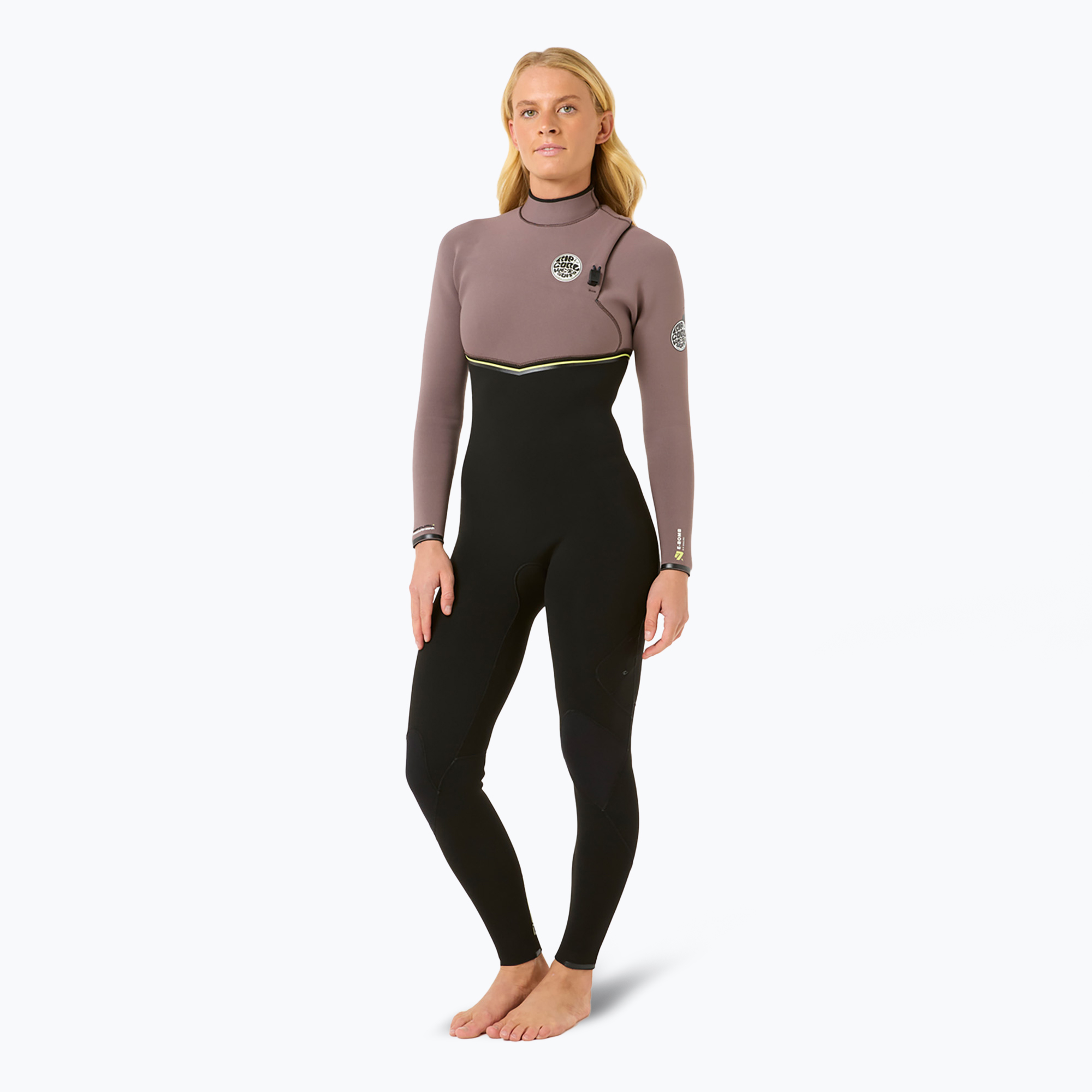 Pianka do pływania damska Rip Curl Ebomb 3/2 mm Zip Free eggplant | WYSYŁKA W 24H | 30 DNI NA ZWROT