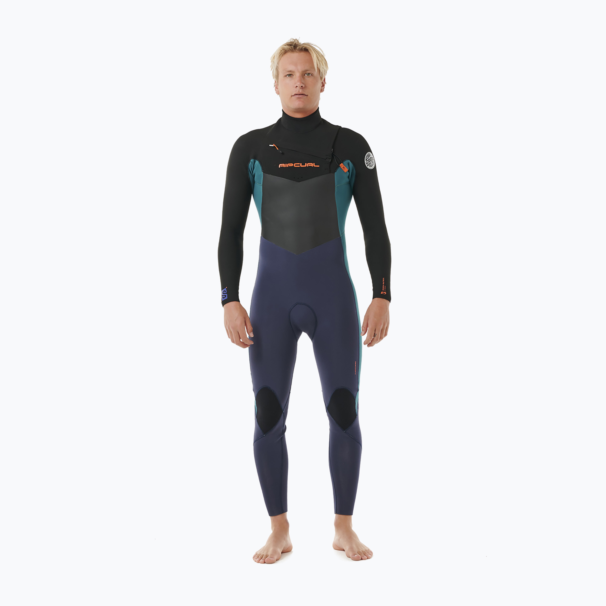 Pianka do pływania męska Rip Curl Dawn Patrol 4/3mm Chest Zip purple night | WYSYŁKA W 24H | 30 DNI NA ZWROT