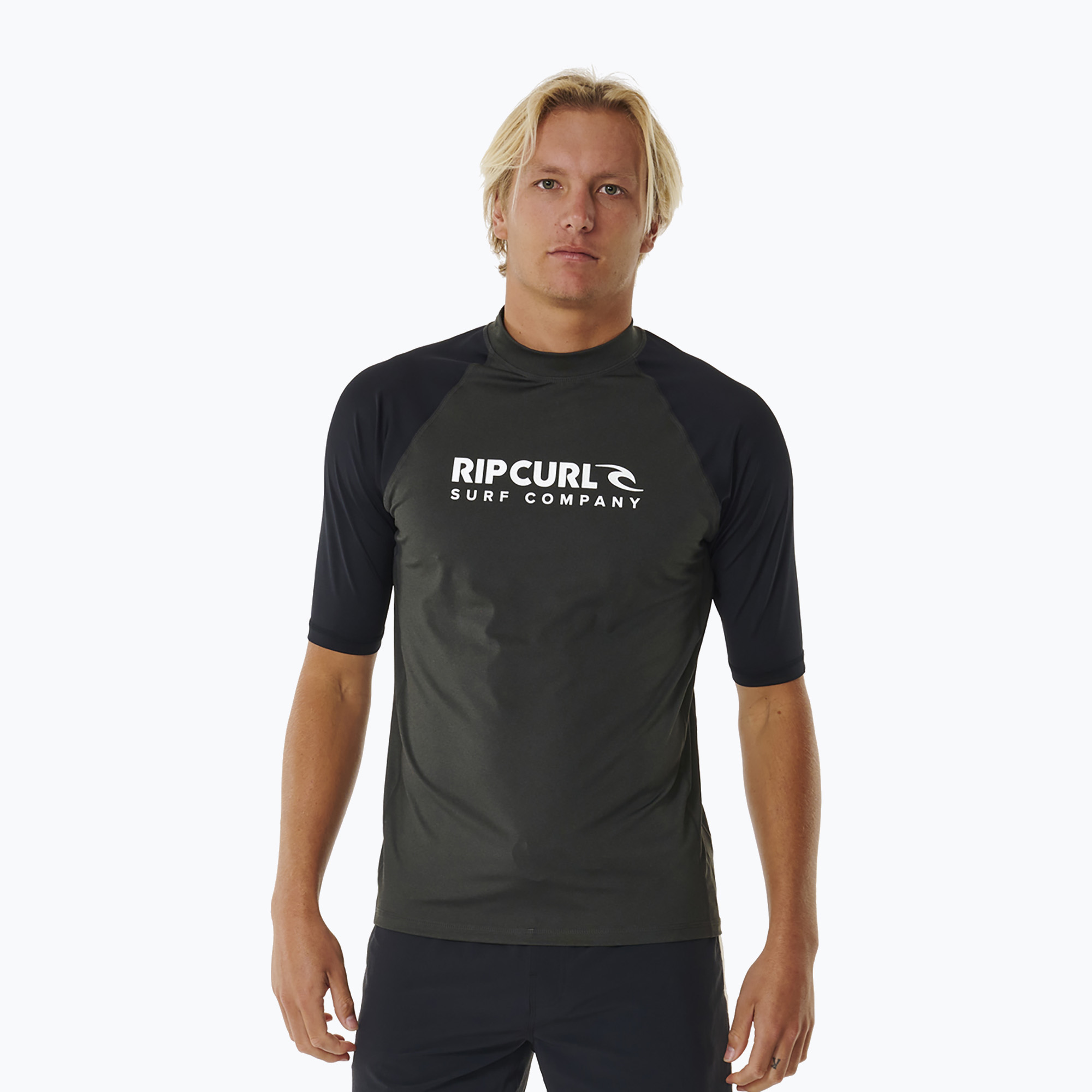 Koszulka do pływania męska Rip Curl Shock UPF black marle 