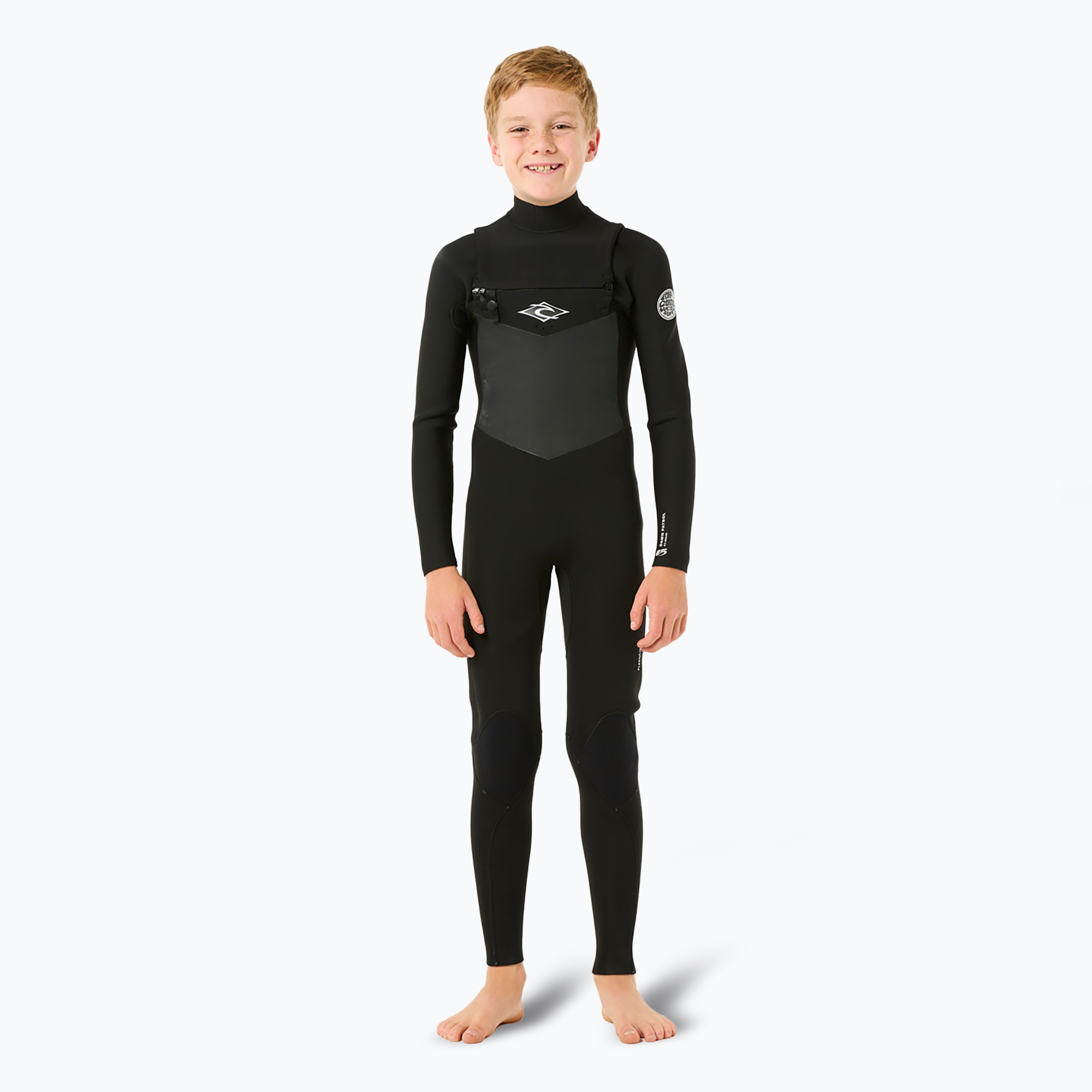 Pianka do pływania dziecięca Rip Curl Dawn Patrol 4/3 mm Chest Zip black 