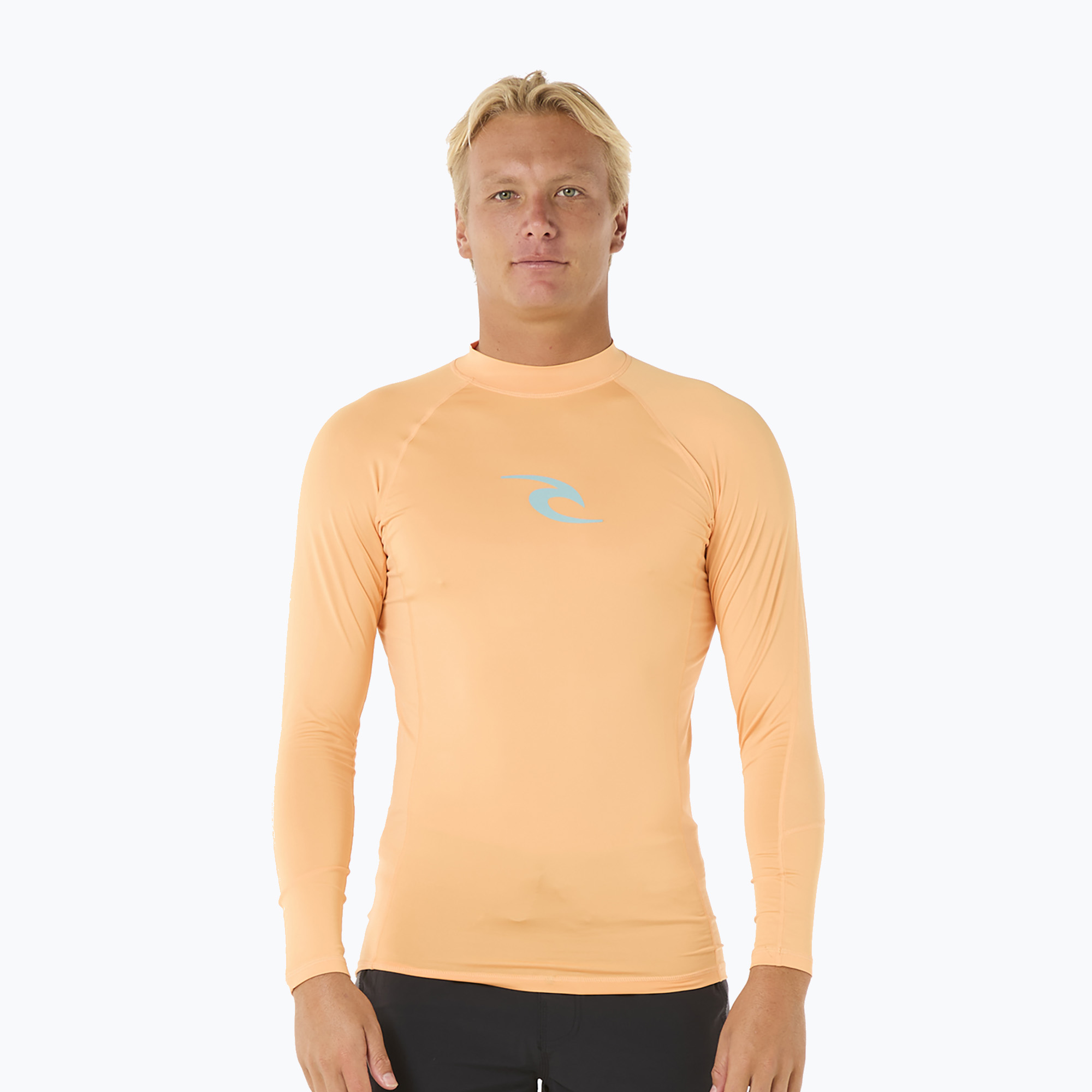 Longsleeve do pływania męski Rip Curl Waves UPF Performance mandarin zest 