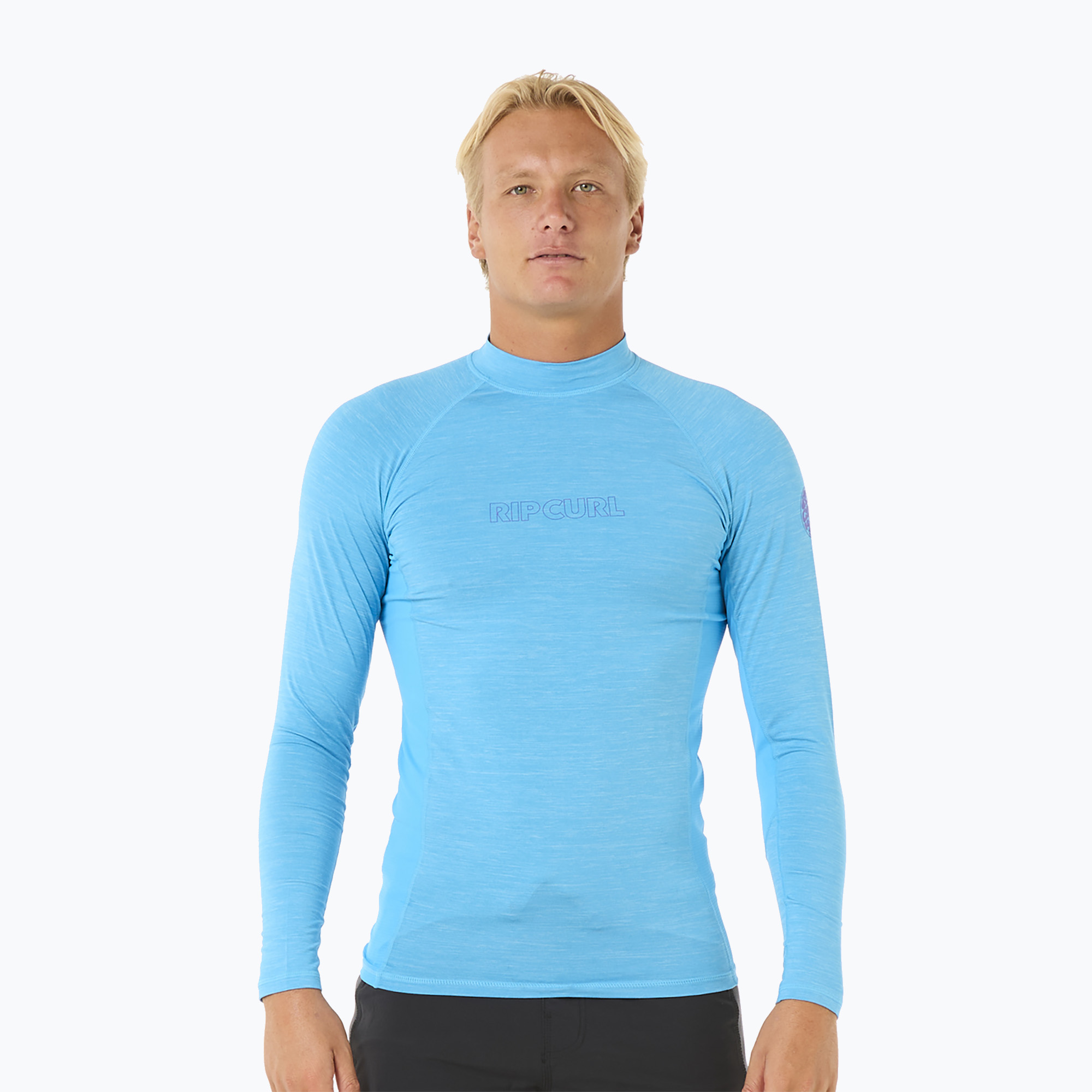 Longsleeve do pływania męski Rip Curl Dawn Patrol UPF Performance blue paint 