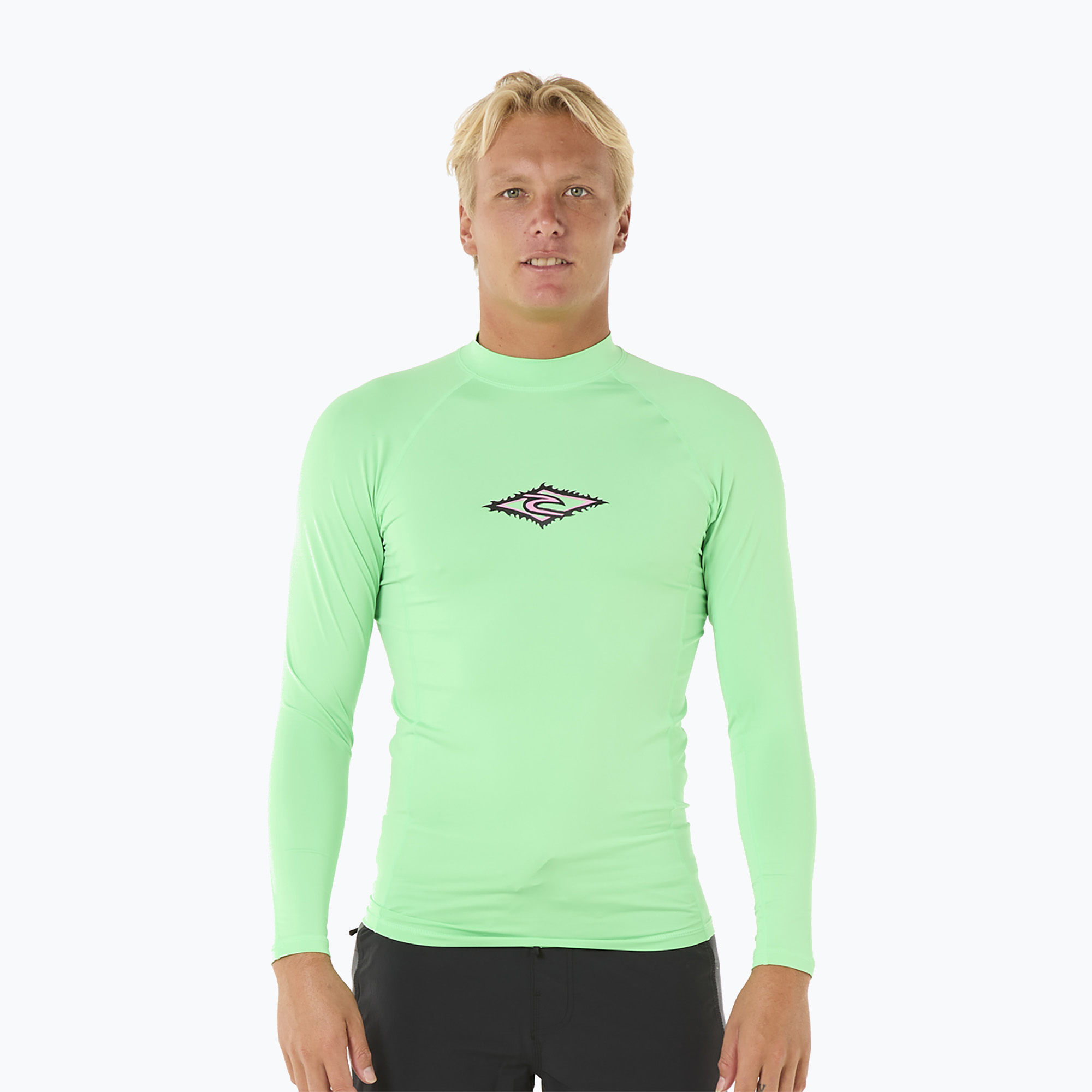 Longsleeve do pływania męski Rip Curl Raw Energy UPF Performance neon green 