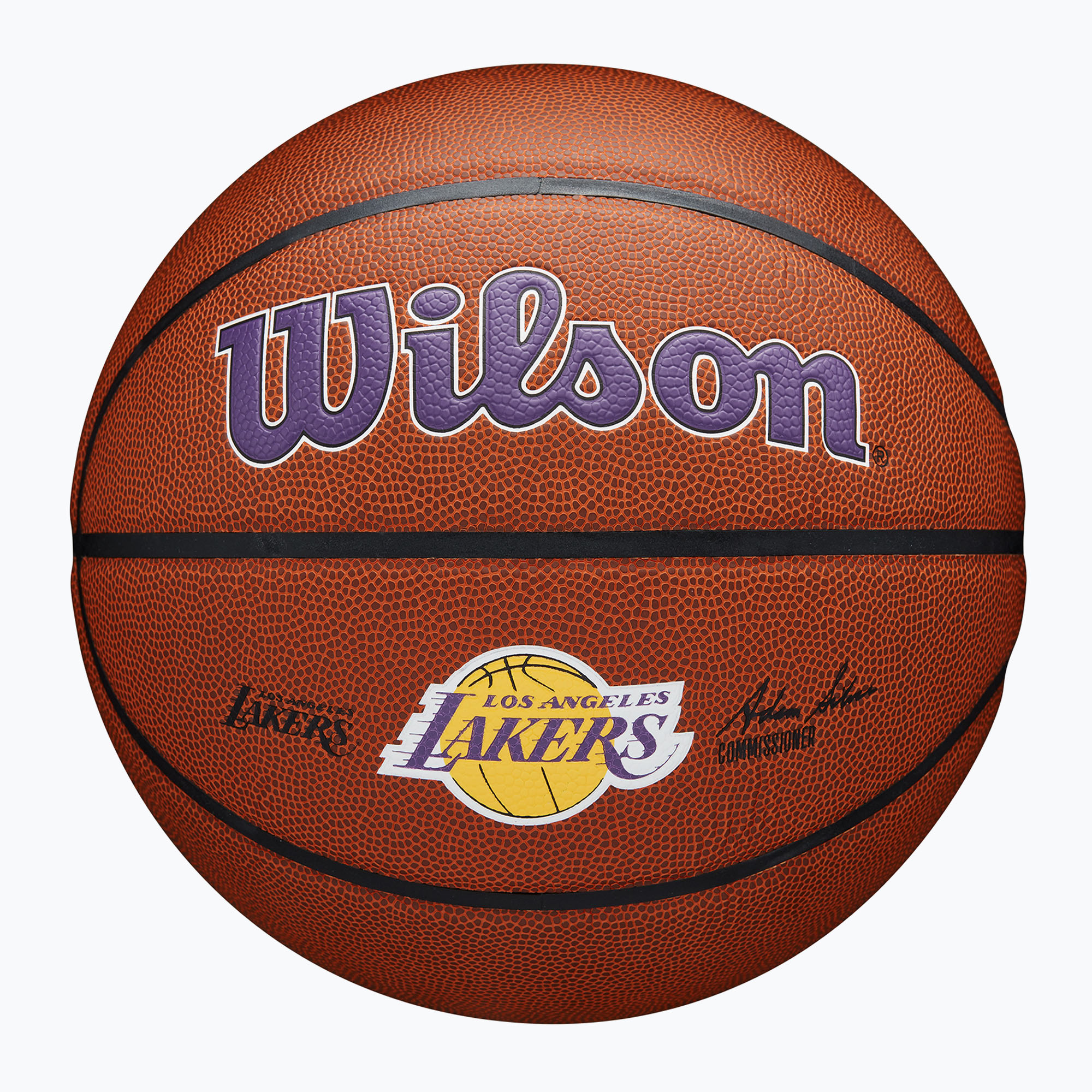 Piłka do koszykówki Wilson NBA Team Alliance Los Angeles Lakers brown rozmiar 7 | WYSYŁKA W 24H | 30 DNI NA ZWROT