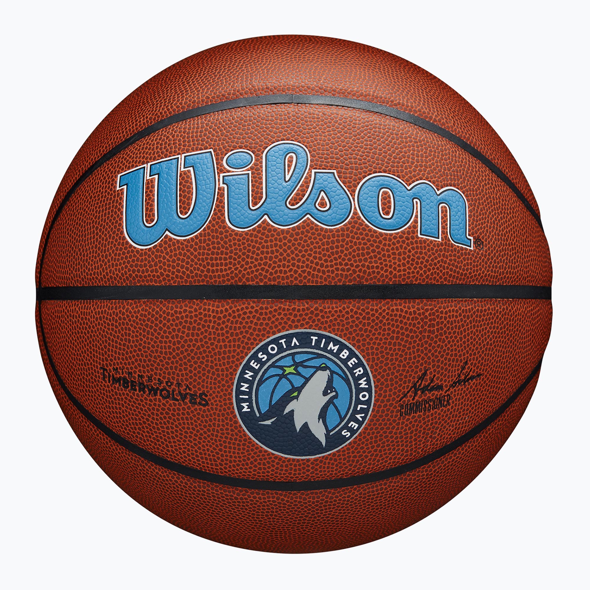 Piłka do koszykówki Wilson NBA Team Alliance Minnesota Timberwolves brown rozmiar 7 | WYSYŁKA W 24H | 30 DNI NA ZWROT