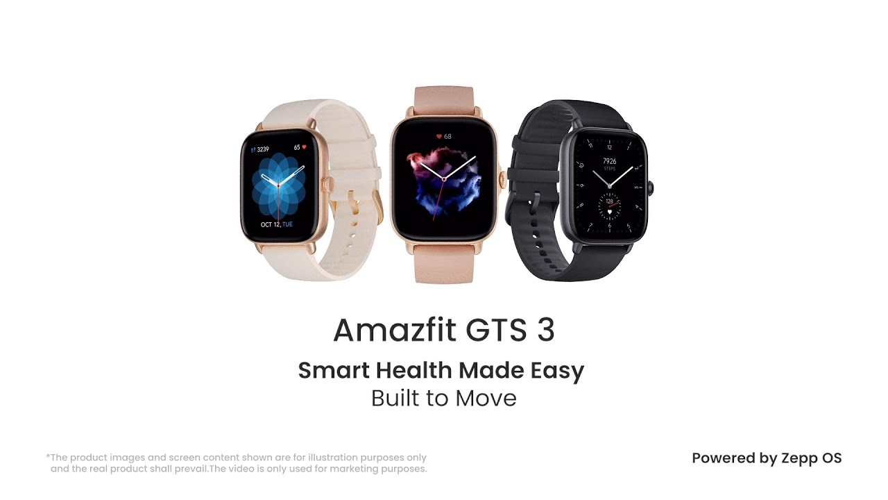 Zegarek Amazfit GTS 3 terra rosa W2035OV3N