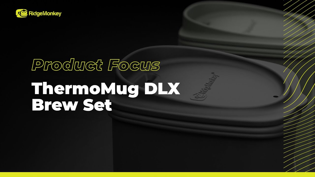 Kubek RidgeMonkey ThermoMug DLX Brew Set szary RM550