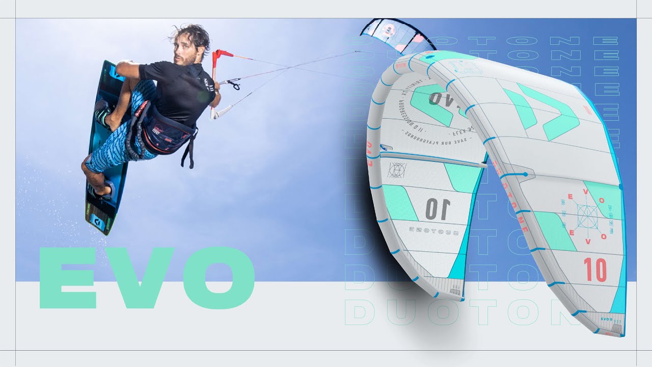 Latawiec kitesurfingowy DUOTONE Evo blue/vanilla