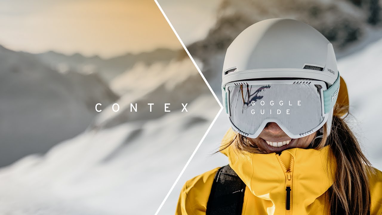Gogle narciarskie HEAD Contex blue/white