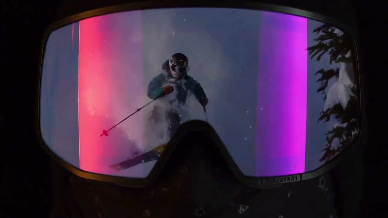 Kask narciarski Salomon Icon LT Visor Photo Sigma W wisteria navy/sky blue