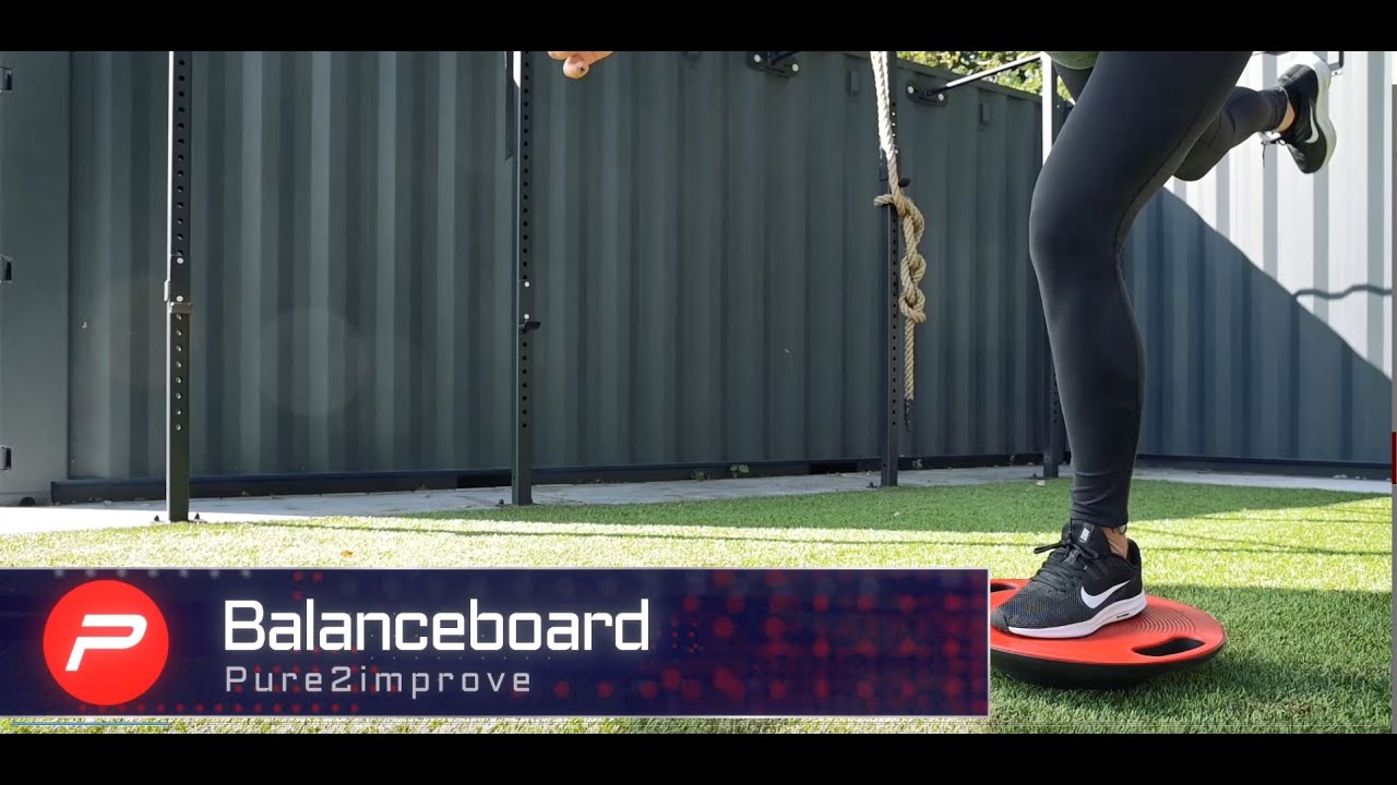 Platforma do balansowania Pure2Improve Balance Board czerwono-czarna 3593