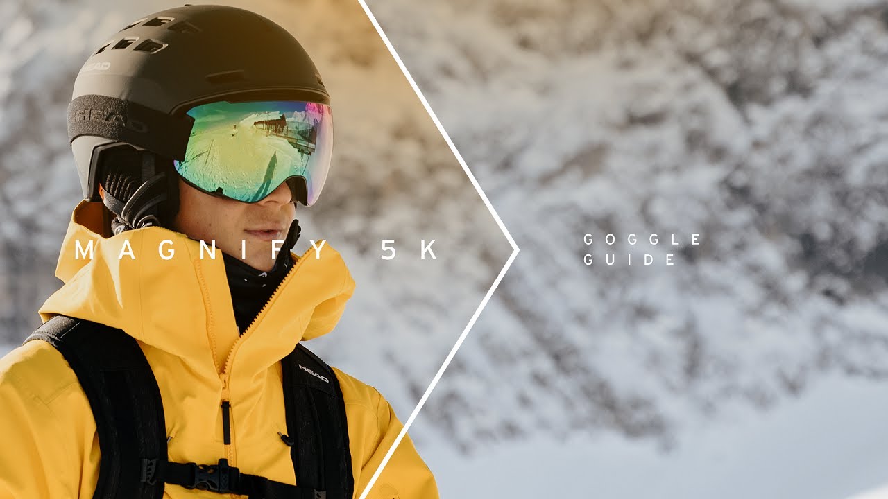 Gogle narciarskie HEAD Magnify 5K gold/orange/wcr