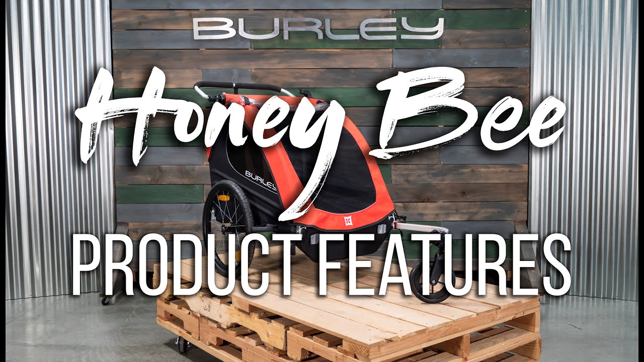 Przyczepka rowerowa Burley Honey Bee 2021 red