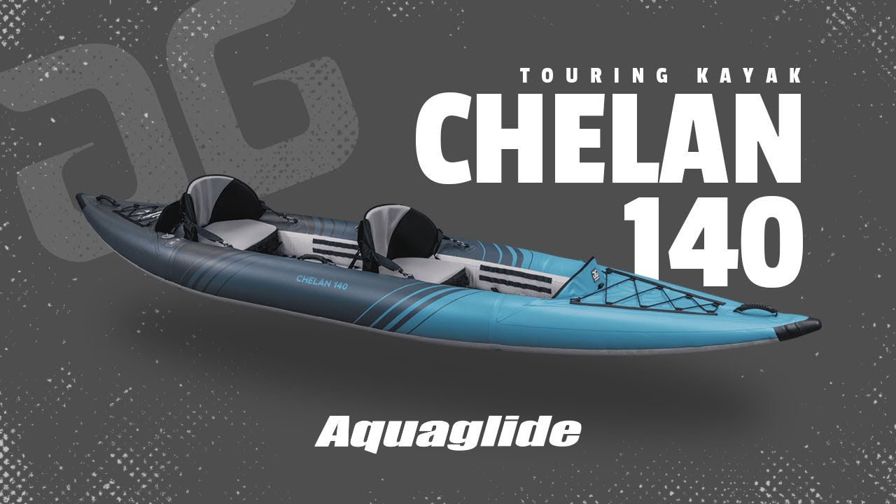 Kajak pompowany 2-osobowy Aquaglide Chelan 140 413 cm