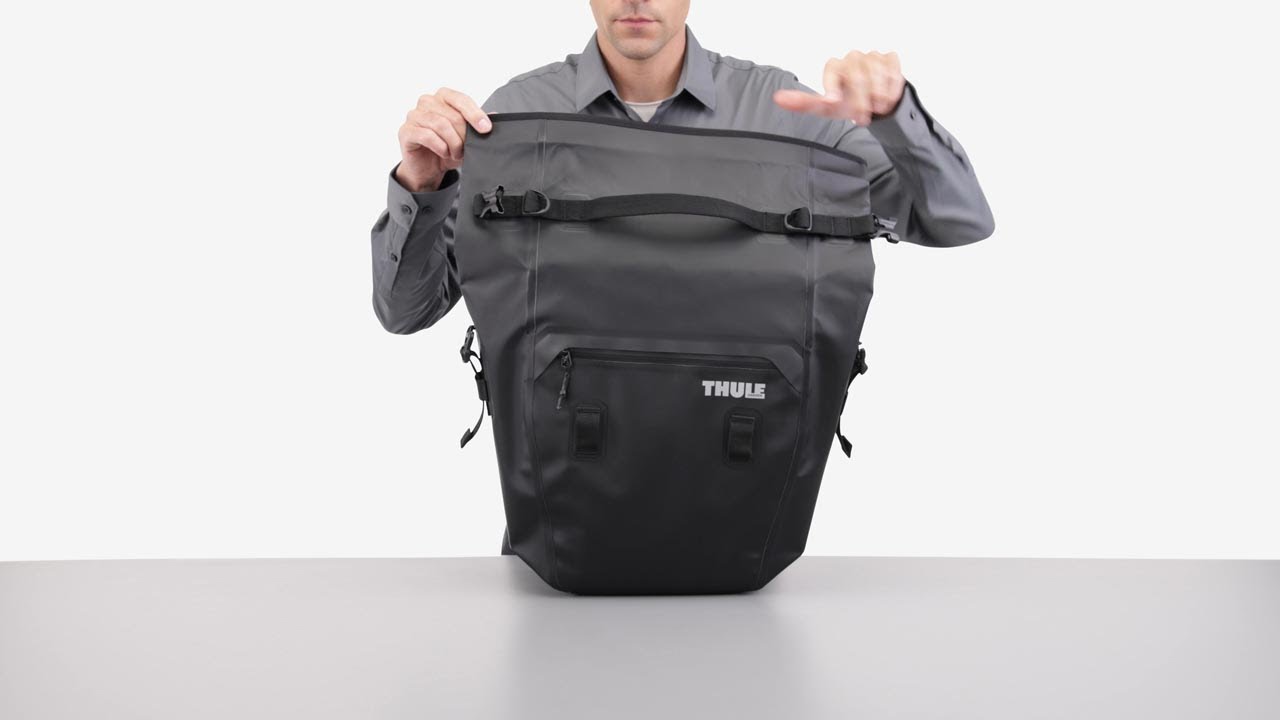 Sakwa rowerowa na bagażnik Thule Shield Pannier 22L czarna 3204916