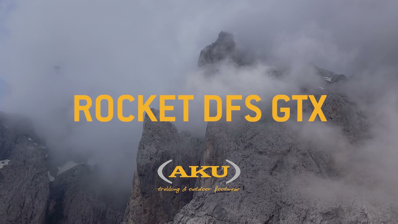 Buty turystyczne męskie AKU Rocket DFS GTX yellow/anthracite