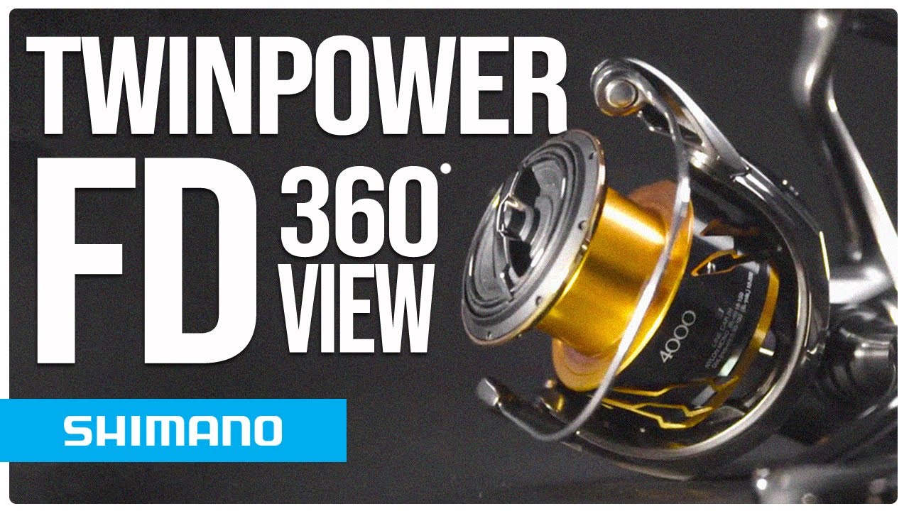 Kołowrotek spinningowy Shimano Twin Power FD silver/gold