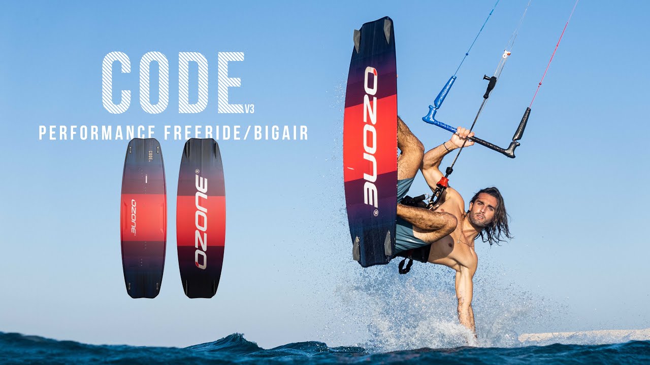 Deska do kitesurfingu Ozone Code V3 Performance Freeride black